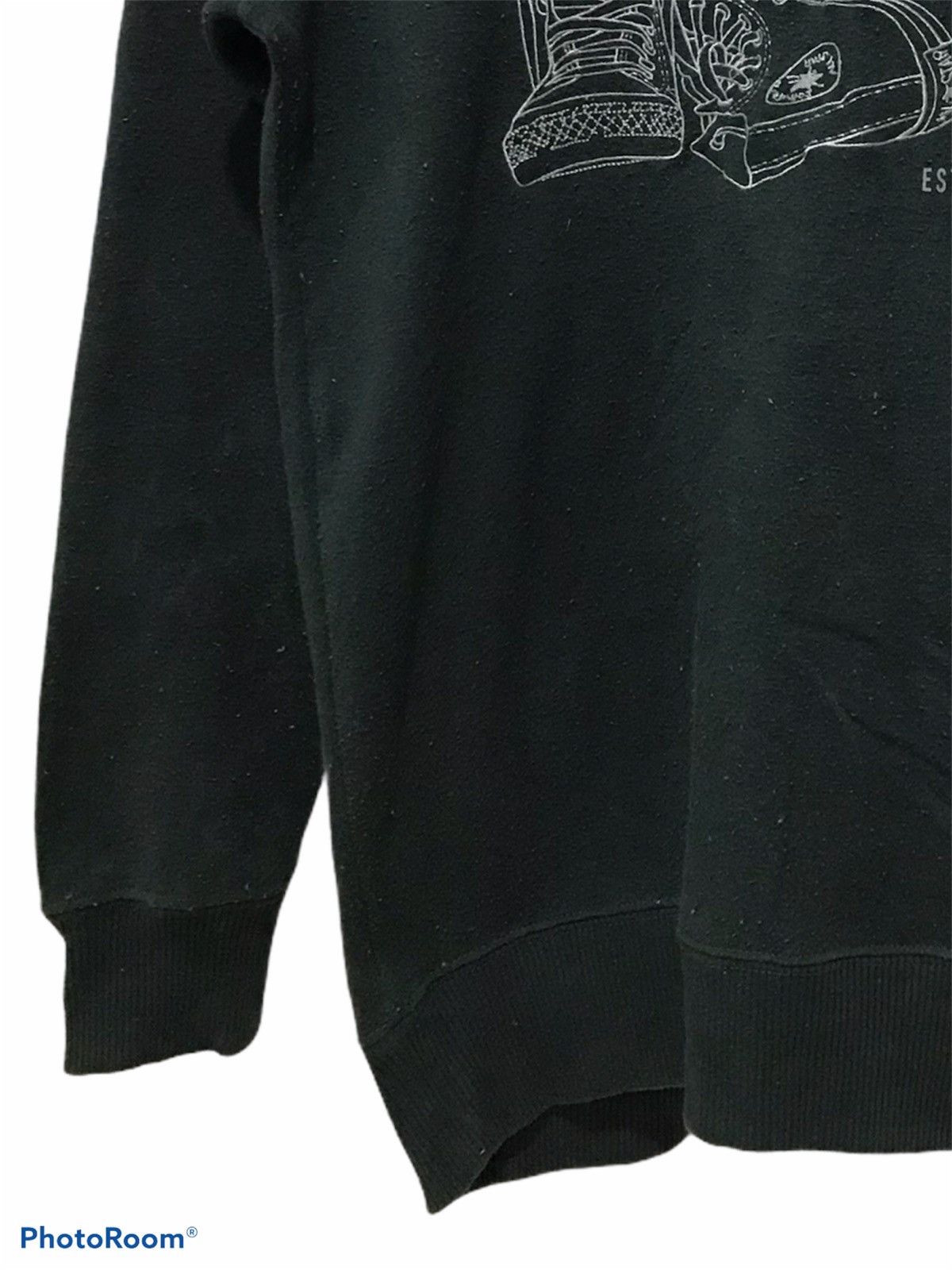Converse Vtg Converse Embroidered Shoe Logo Sweatshirt Size US M / EU 48-50 / 2 - 4 Thumbnail