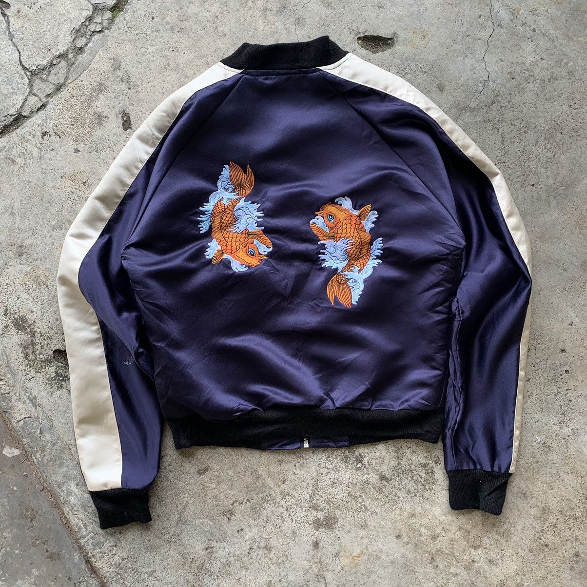 Japanese Brand Sukajan embroidery koi fish jacket Size US S / EU 44-46 / 1 - 17 Thumbnail