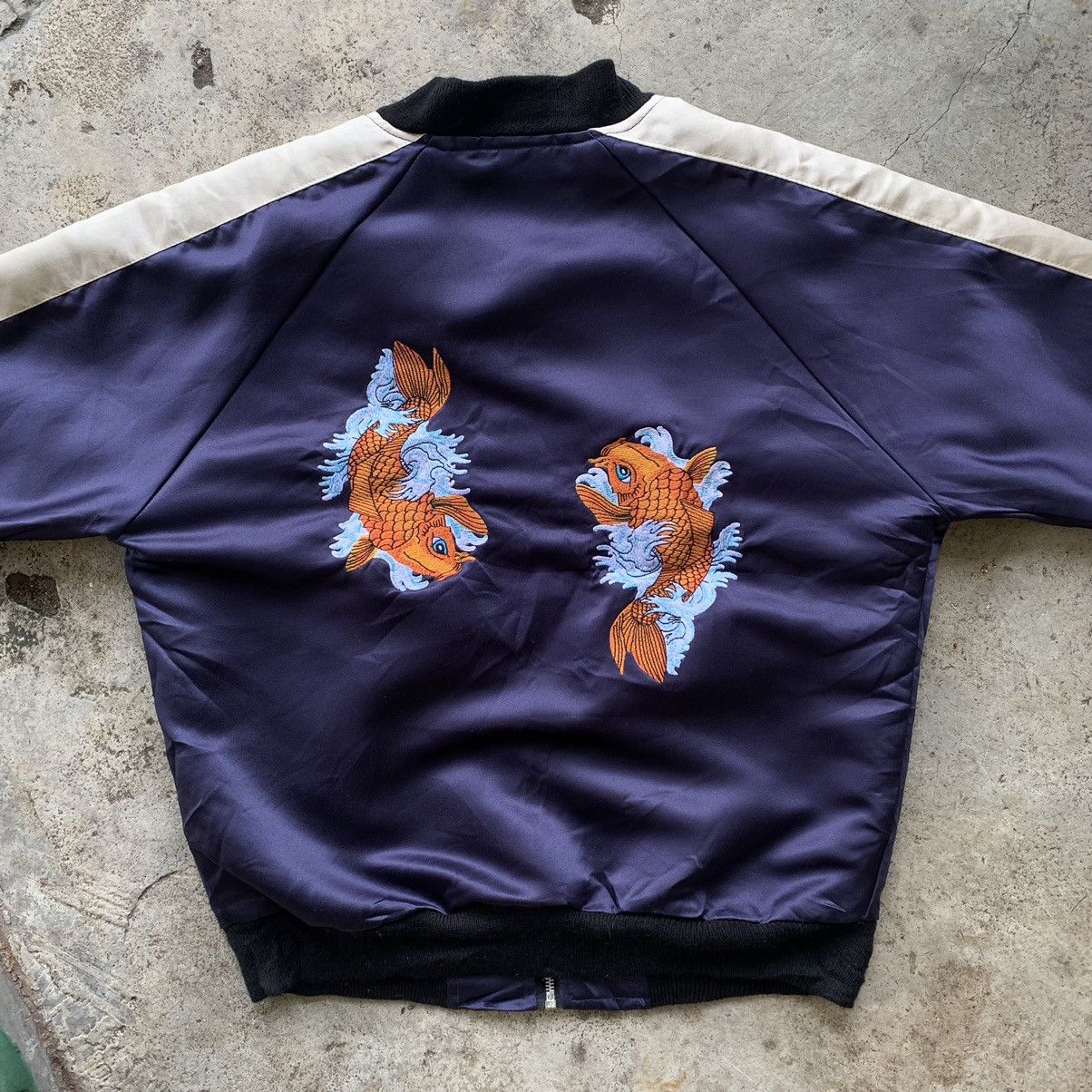 Japanese Brand Sukajan embroidery koi fish jacket Size US S / EU 44-46 / 1 - 11 Thumbnail
