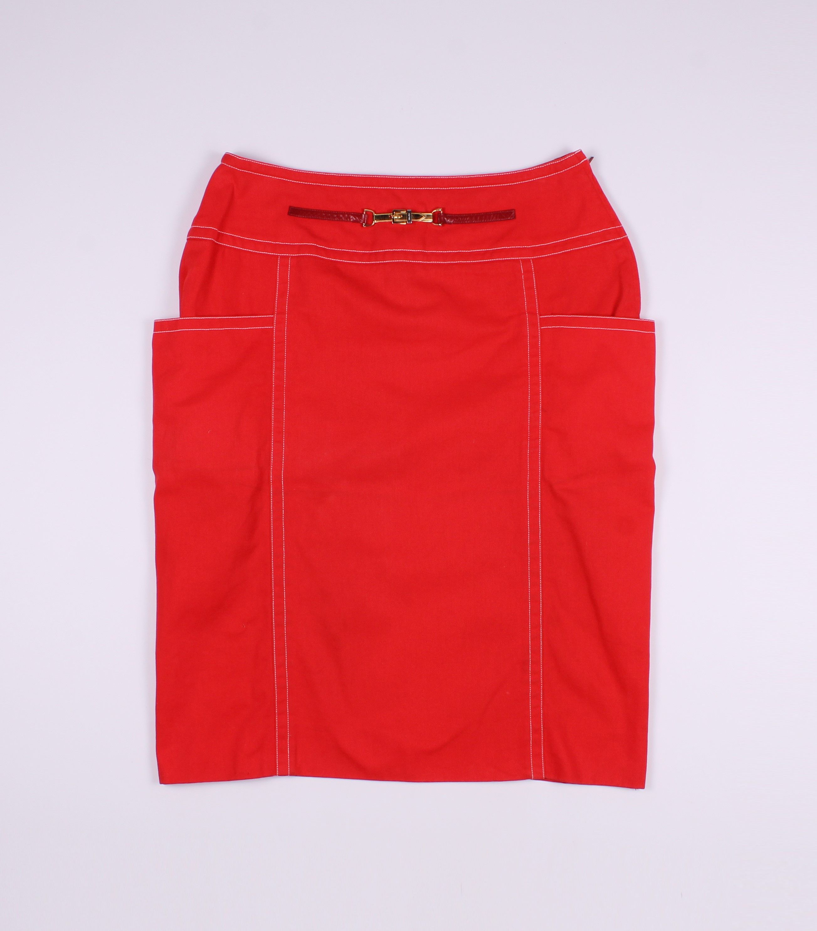 Celine Vintage Celine Midi Skirt Size 30" / US 8 / IT 44 - 4 Thumbnail