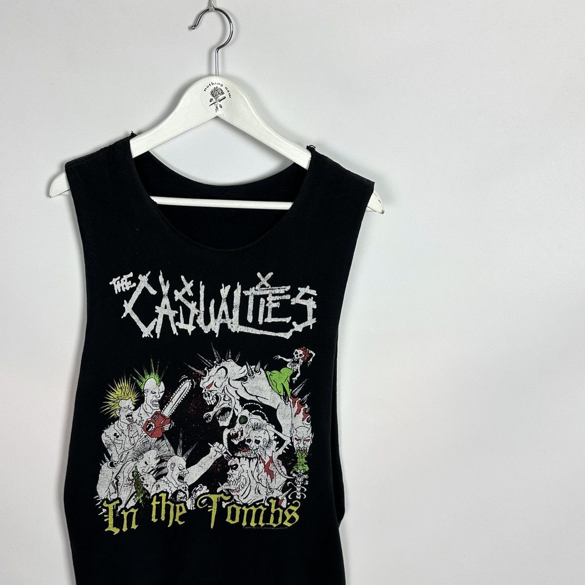 Band Tees The Casualties In the tombs Punk rock band tee Mosnters y2k Size US S / EU 44-46 / 1 - 2 Thumbnail