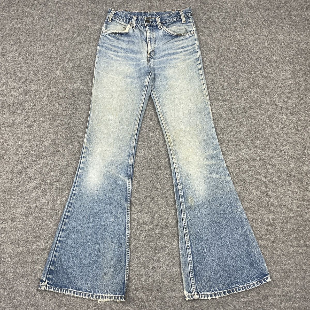 Levi's × Vintage Vintage Levi's Light Wash Boot Cut Oren Tab -wc162 Size US 27 - 1 Thumbnail