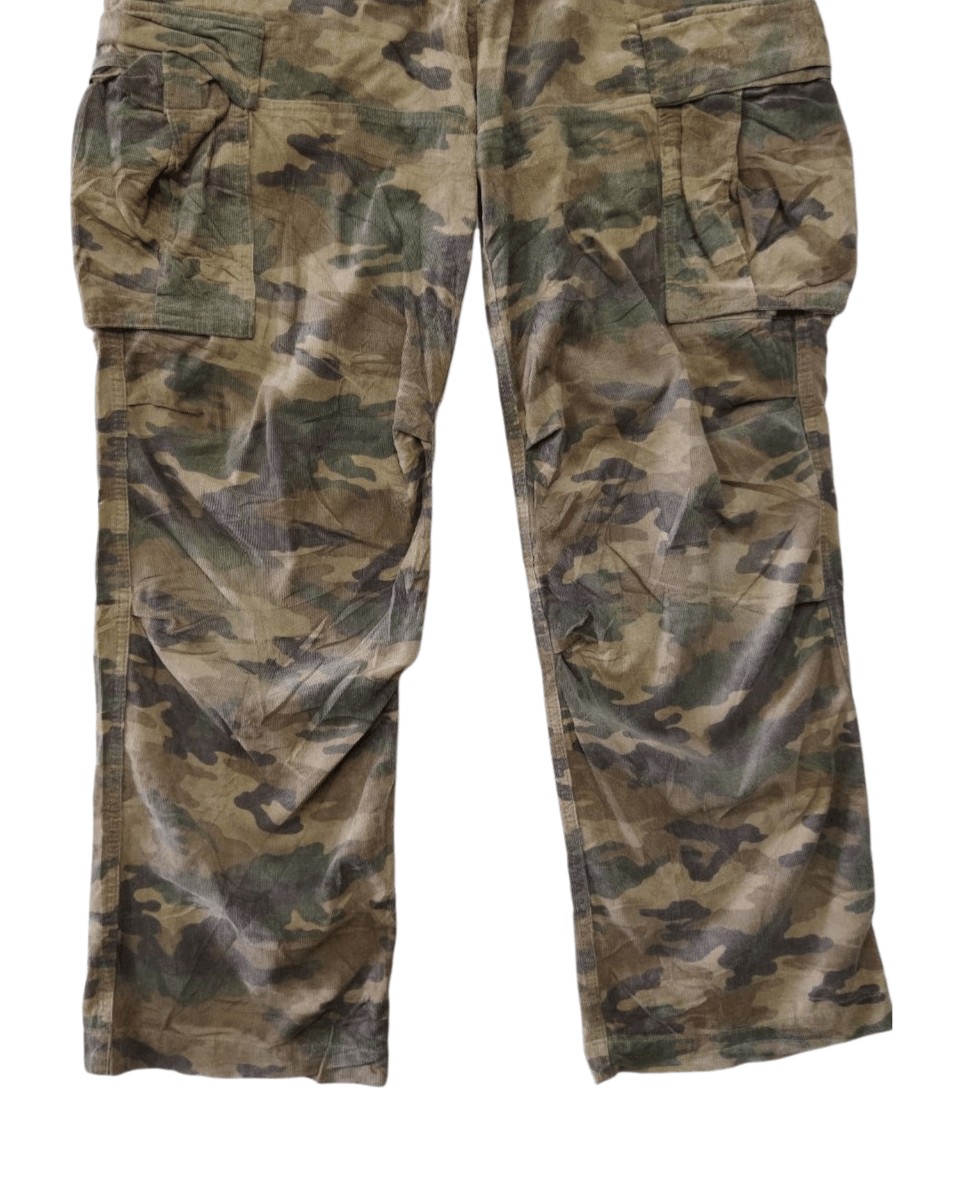 Beams Japan Beams Japan Camouflage Corduroy Cargo Pants Size US 33 - 3 Thumbnail