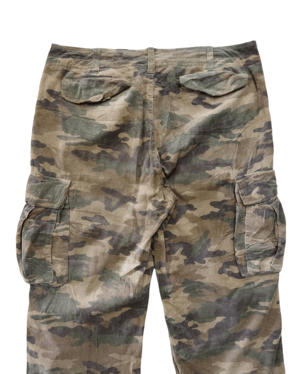 Beams Japan Beams Japan Camouflage Corduroy Cargo Pants Size US 33 - 5 Thumbnail
