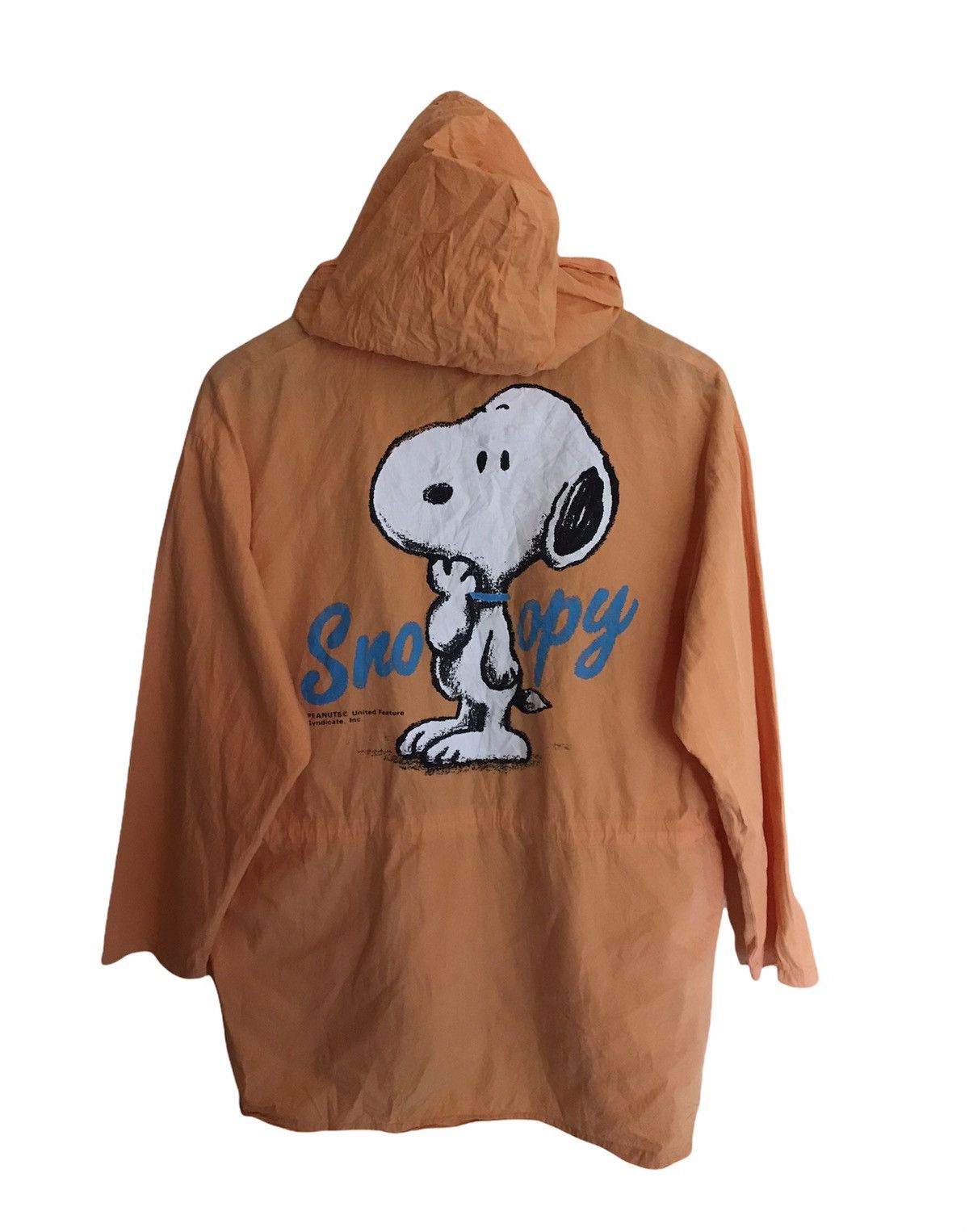 image of Cartoon Network x Vintage Snoopy Peanuts Woodstock Hoodie Jacket Oversized, Men's (Size Small)