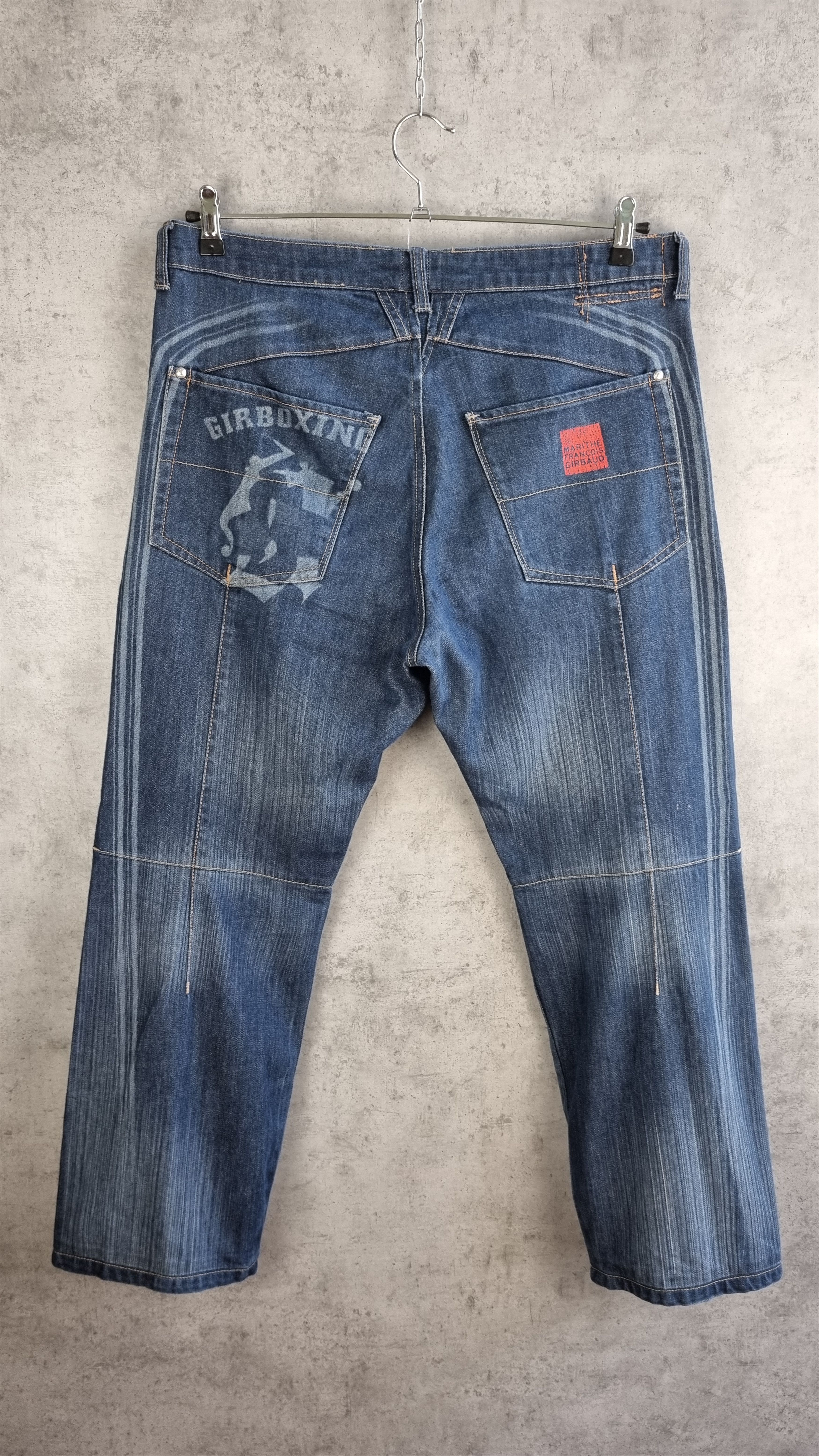 Marithe + Francois Girbaud Rare Vintage Marithe Francois Girbaud Denim Jeans Size US 33 - 1 Thumbnail