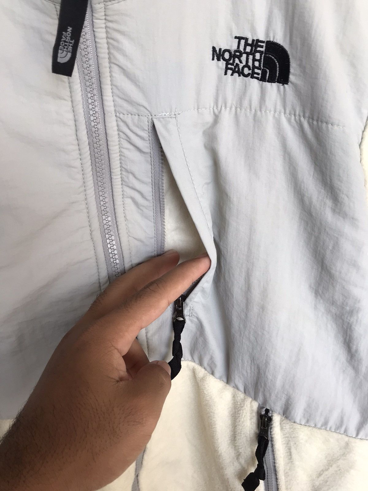 The North Face Nice❗️The North Face White Fleece Jacket Inspired Stussy Size US M / EU 48-50 / 2 - 5 Thumbnail