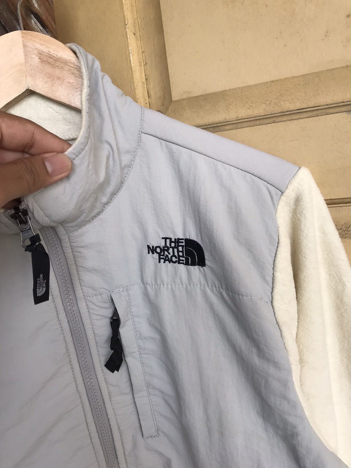 The North Face Nice❗️The North Face White Fleece Jacket Inspired Stussy Size US M / EU 48-50 / 2 - 4 Thumbnail