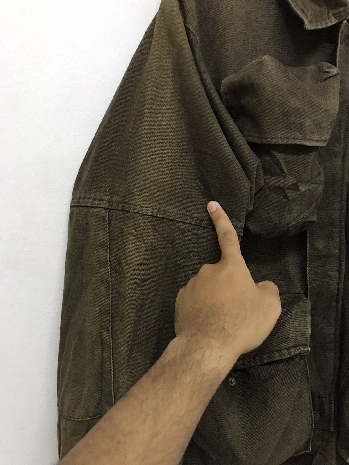 Japanese Brand Rare❗️Xescape Over Sized Denim Multipocket Jacket Size US XL / EU 56 / 4 - 19 Thumbnail