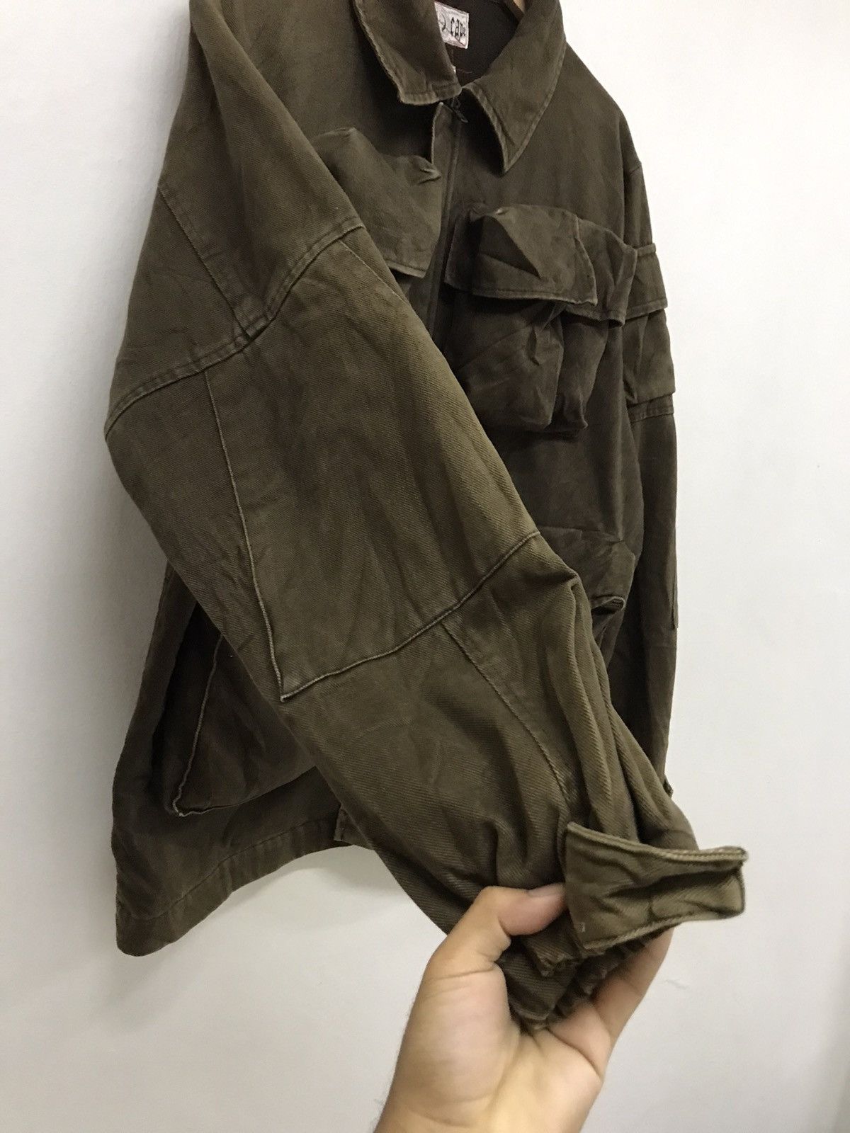 Japanese Brand Rare❗️Xescape Over Sized Denim Multipocket Jacket Size US XL / EU 56 / 4 - 8 Thumbnail