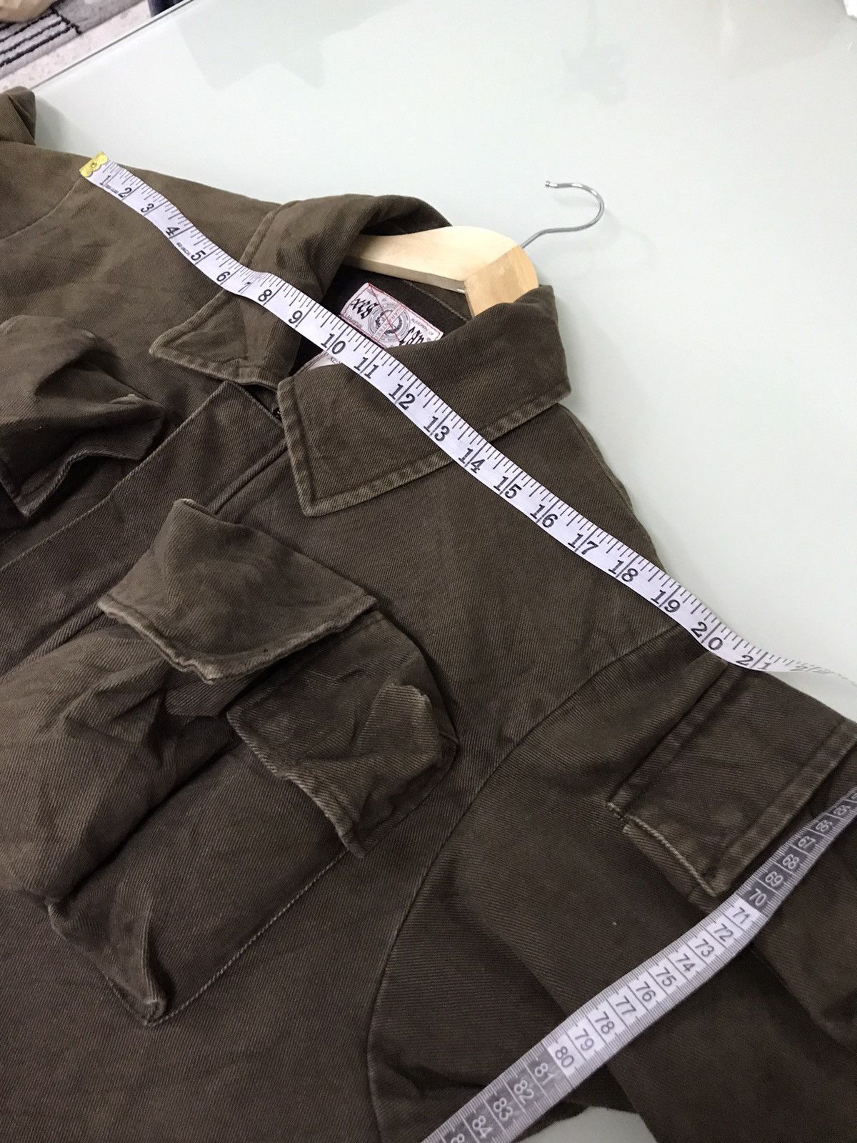 Japanese Brand Rare❗️Xescape Over Sized Denim Multipocket Jacket Size US XL / EU 56 / 4 - 21 Thumbnail