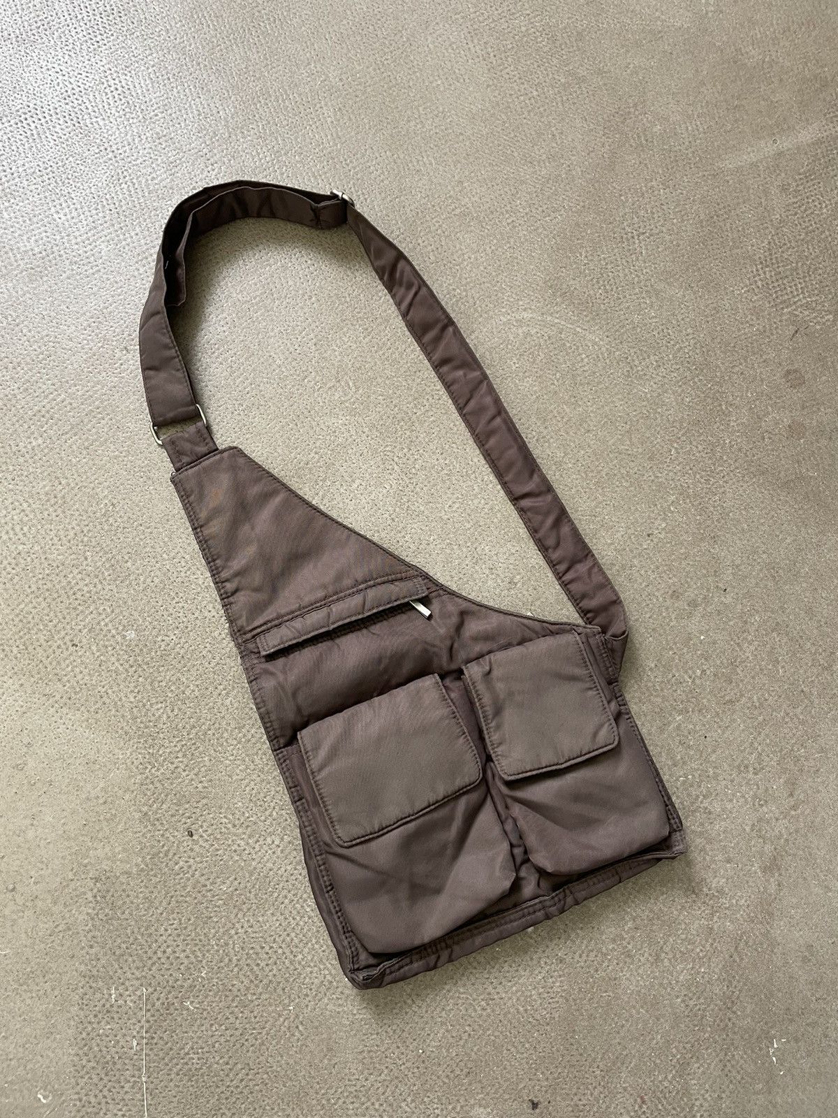 Japanese Brand × Seditionaries × Vintage Vintage Faded Crossbody Bag Prada Style Y2K Size ONE SIZE - 2 Thumbnail