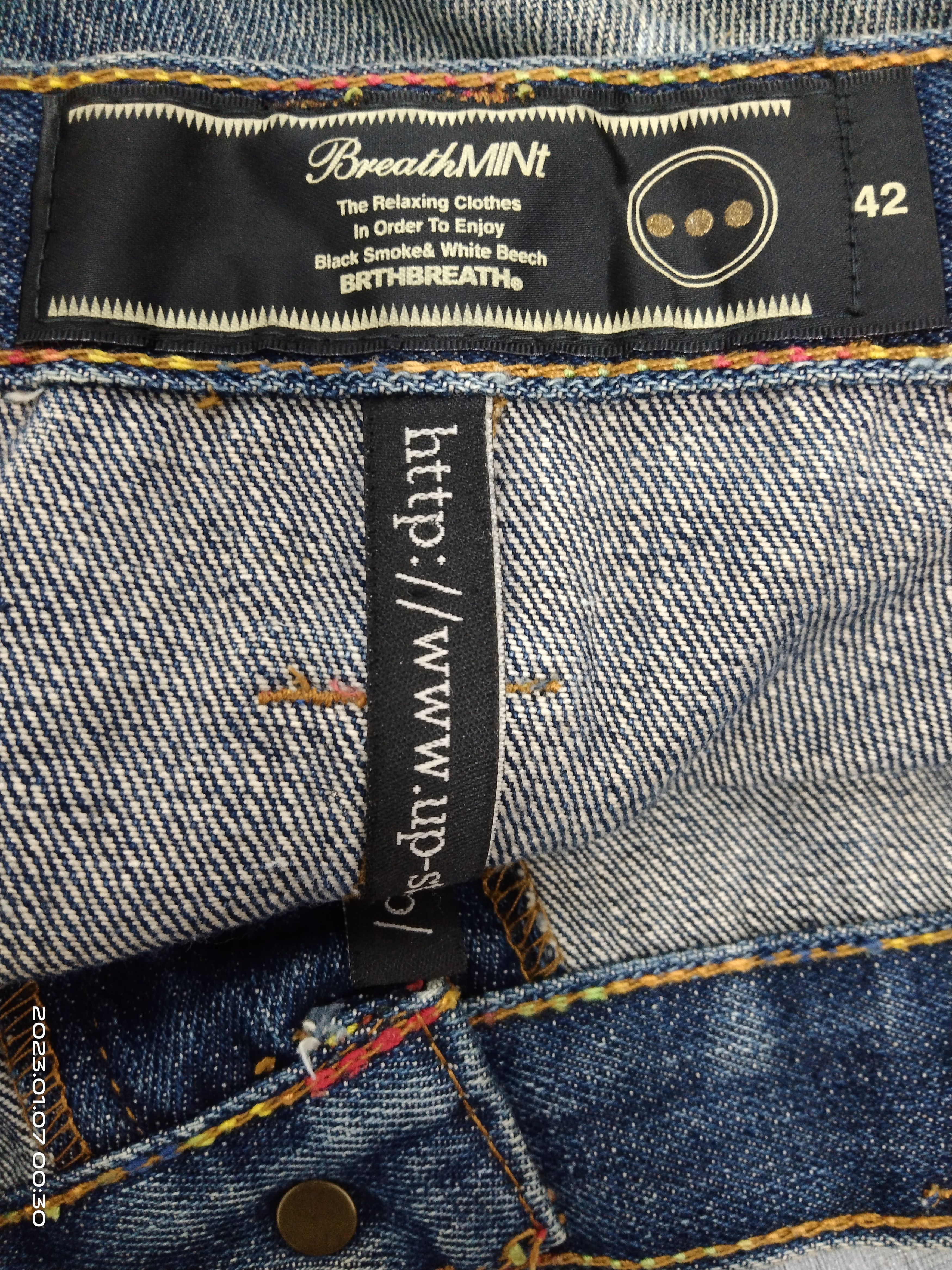Japanese Brand BREATHMINT🔥DISTRESSED TWIST TACTICAL DOUBLE WAIST Size US 31 - 9 Thumbnail