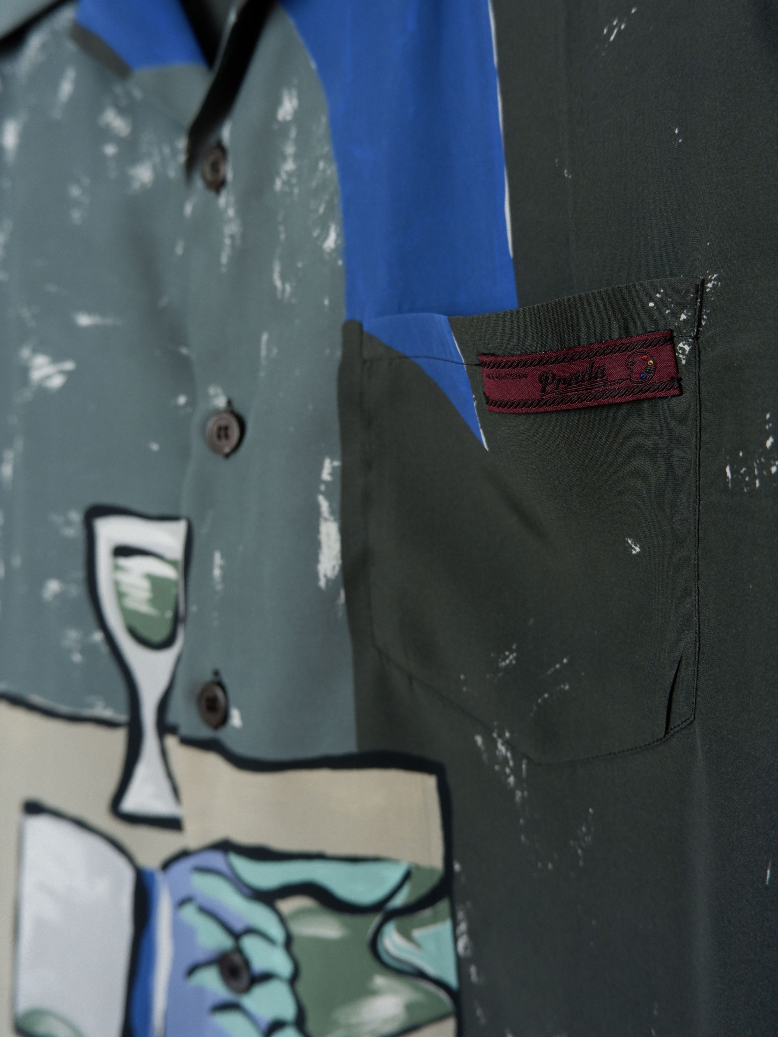 Prada Last drop! Iconic AW17 Prada Artist Bowling Shirt Size US S / EU 44-46 / 1 - 3 Thumbnail