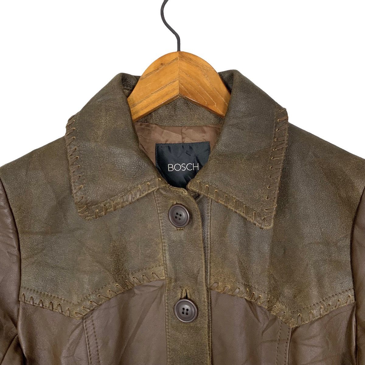 Leather Vintage Bosch Women Leather Trench Coat Size 38 Size S / US 4 / IT 40 - 2 Thumbnail