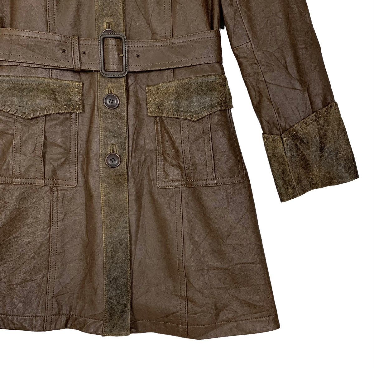 Leather Vintage Bosch Women Leather Trench Coat Size 38 Size S / US 4 / IT 40 - 6 Thumbnail