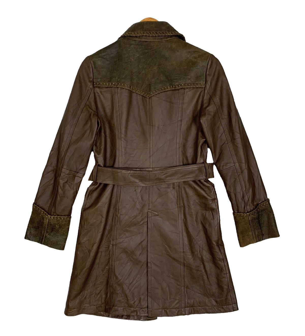 Leather Vintage Bosch Women Leather Trench Coat Size 38 Size S / US 4 / IT 40 - 8 Thumbnail