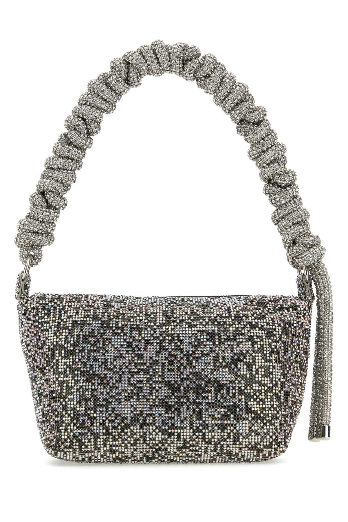 Black Rhinestones Handbag