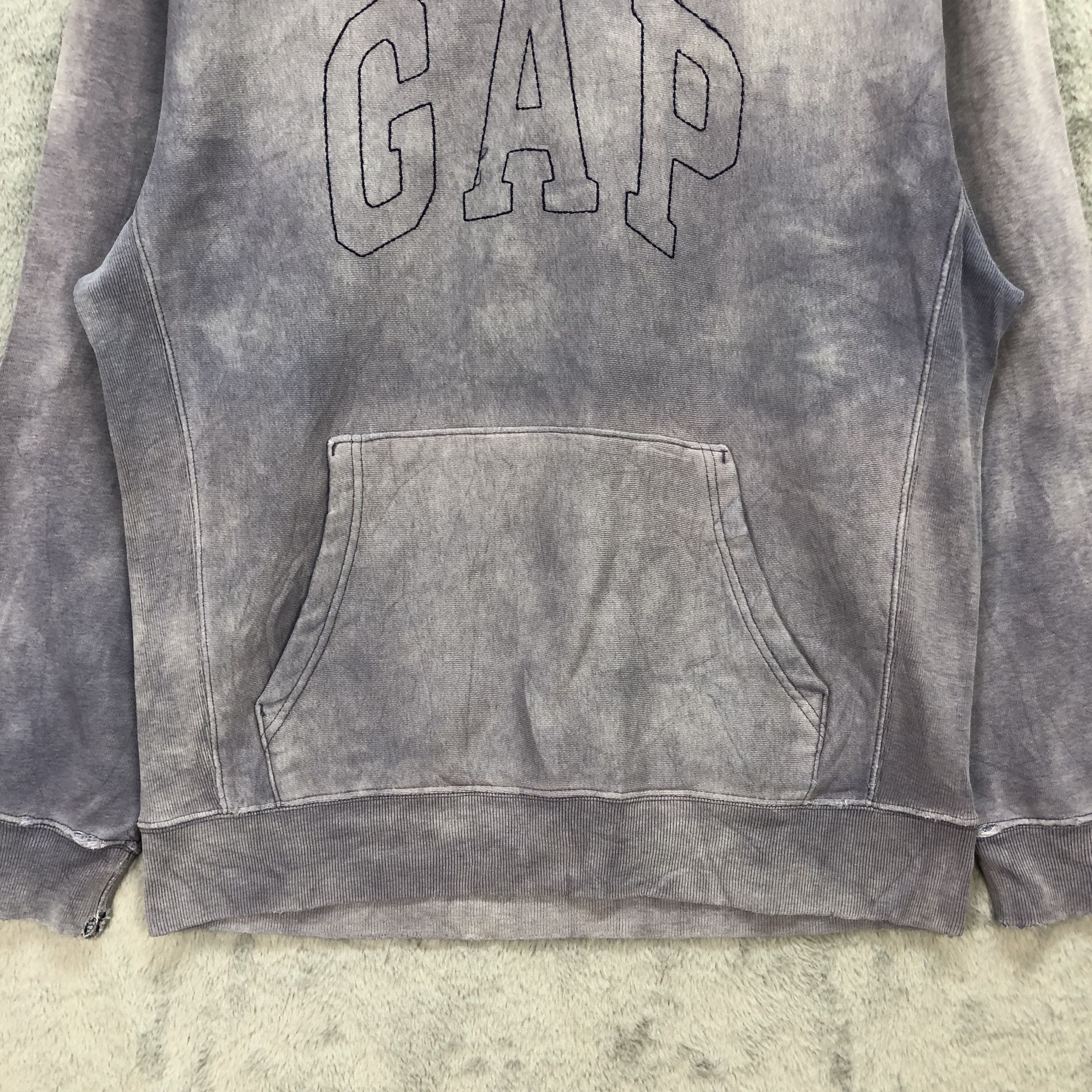 Gap Trashed🔥 Gap Big Logo Tie Dye Pullover Hoodies #5776-206 Size US S / EU 44-46 / 1 - 5 Thumbnail