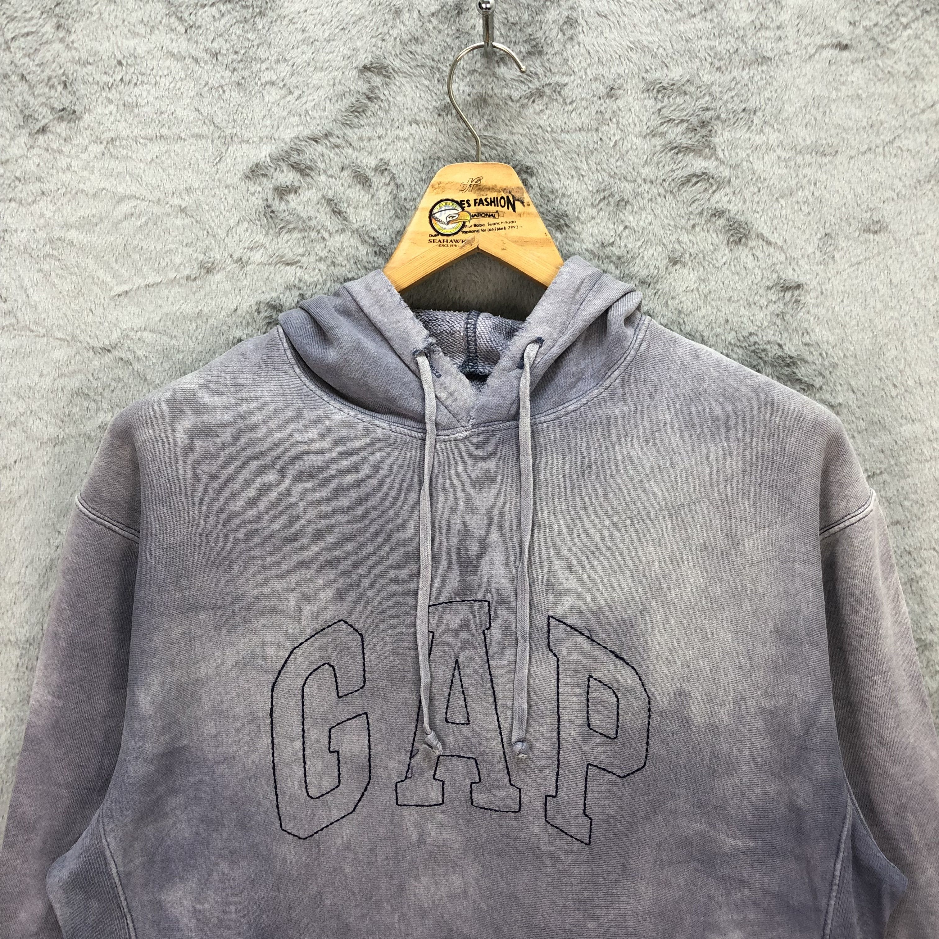 Gap Trashed🔥 Gap Big Logo Tie Dye Pullover Hoodies #5776-206 Size US S / EU 44-46 / 1 - 2 Thumbnail
