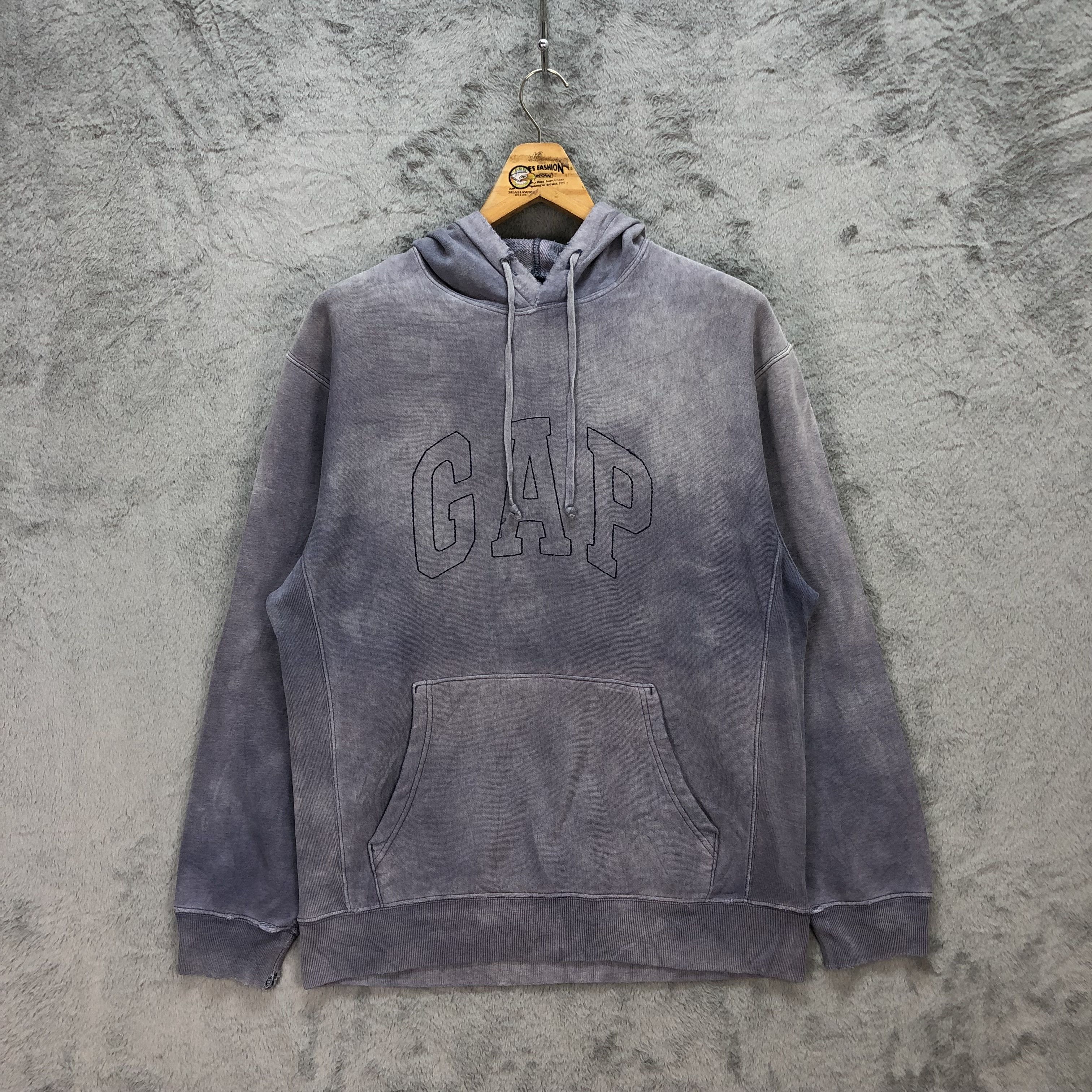 Gap Trashed🔥 Gap Big Logo Tie Dye Pullover Hoodies #5776-206 Size US S / EU 44-46 / 1 - 1 Thumbnail