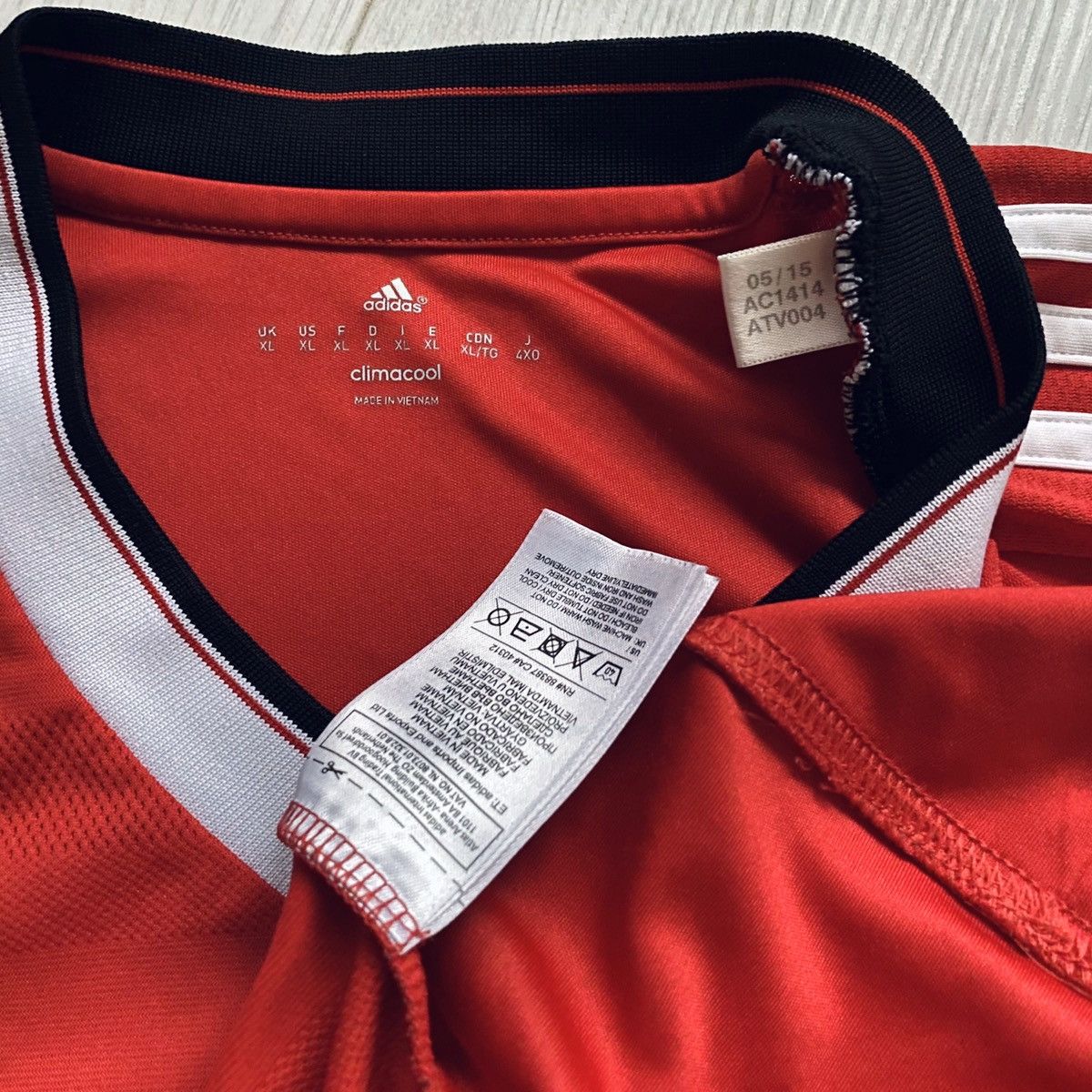 Adidas 2015 Manchester United Adidas Soccer Jersey Size US XL / EU 56 / 4 - 4 Thumbnail