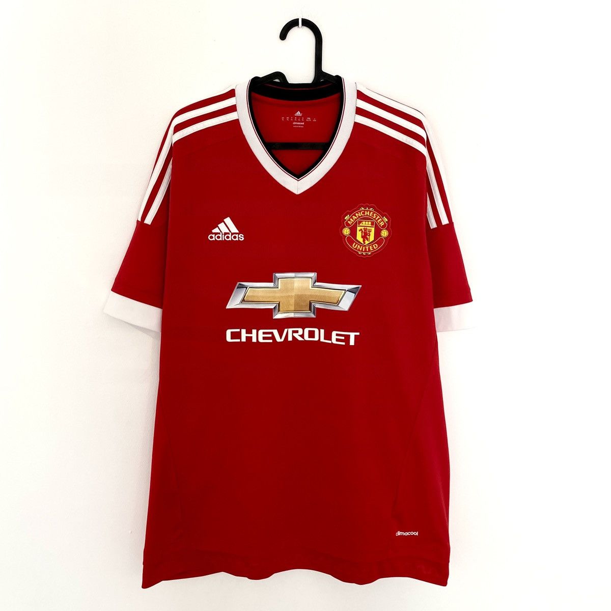 Adidas 2015 Manchester United Adidas Soccer Jersey Size US XL / EU 56 / 4 - 3 Thumbnail