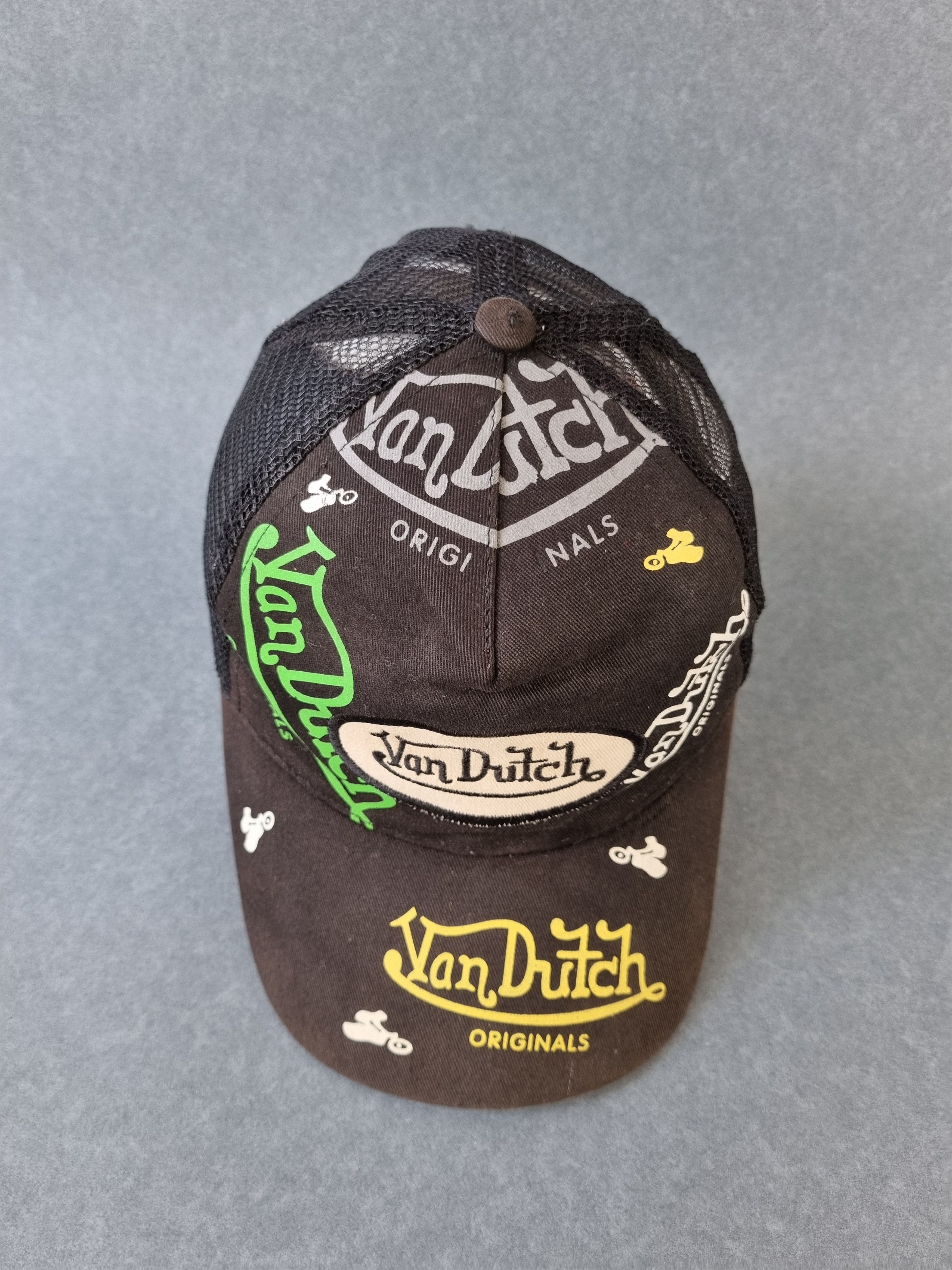 Vintage × Von Dutch Rare Vintage Multi Logos VON DUTCH Faded Cap Size ONE SIZE - 2 Thumbnail