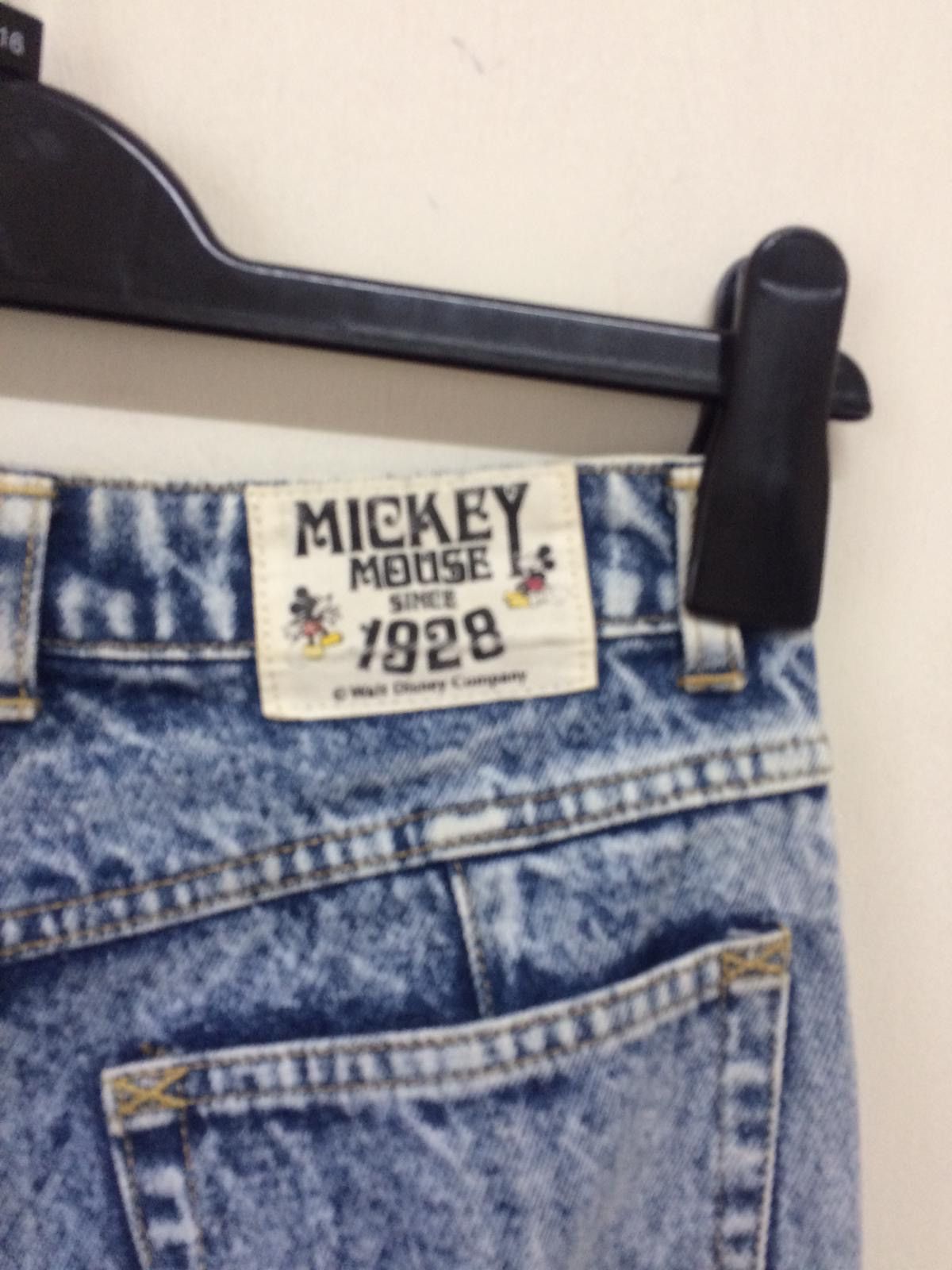 Disney MICKEY MOUSE DESIGN JEANS ACID WASH NOT FEAR OF GOD Size US 27 - 4 Thumbnail