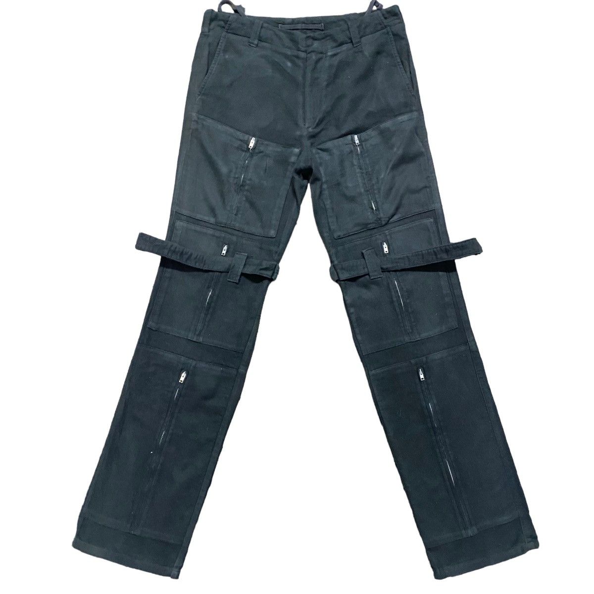 パンツ 1999aw HELMUT LANG bondage pants M Helmut Lang F/W 1999 Helmut Lang Bondage Pants Moleskin
