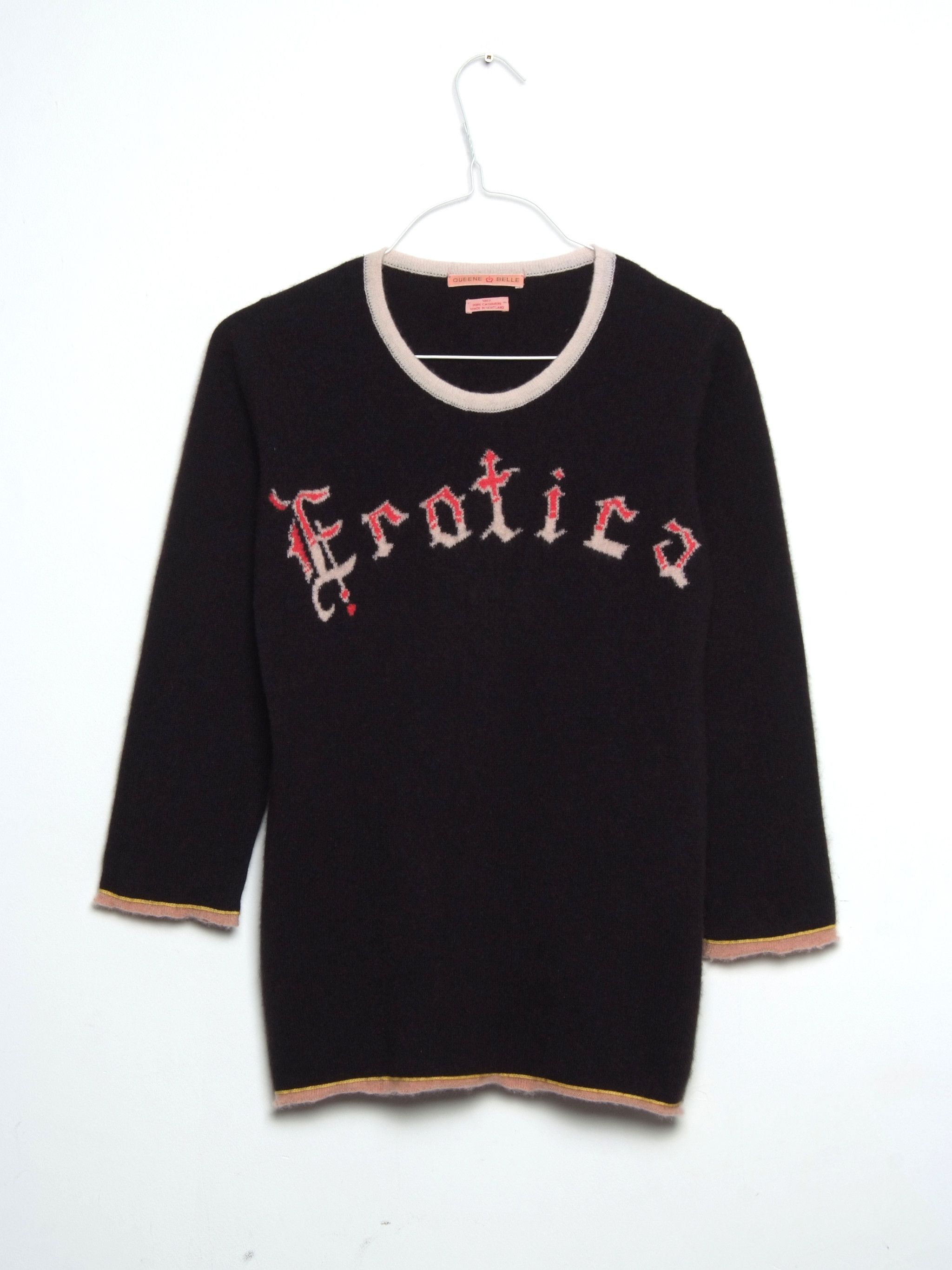 Designer × Jacquemus RRP 1000$ Grail Queene and Belle Cashmere Erotica Sweater Size S / US 4 / IT 40 - 1 Thumbnail