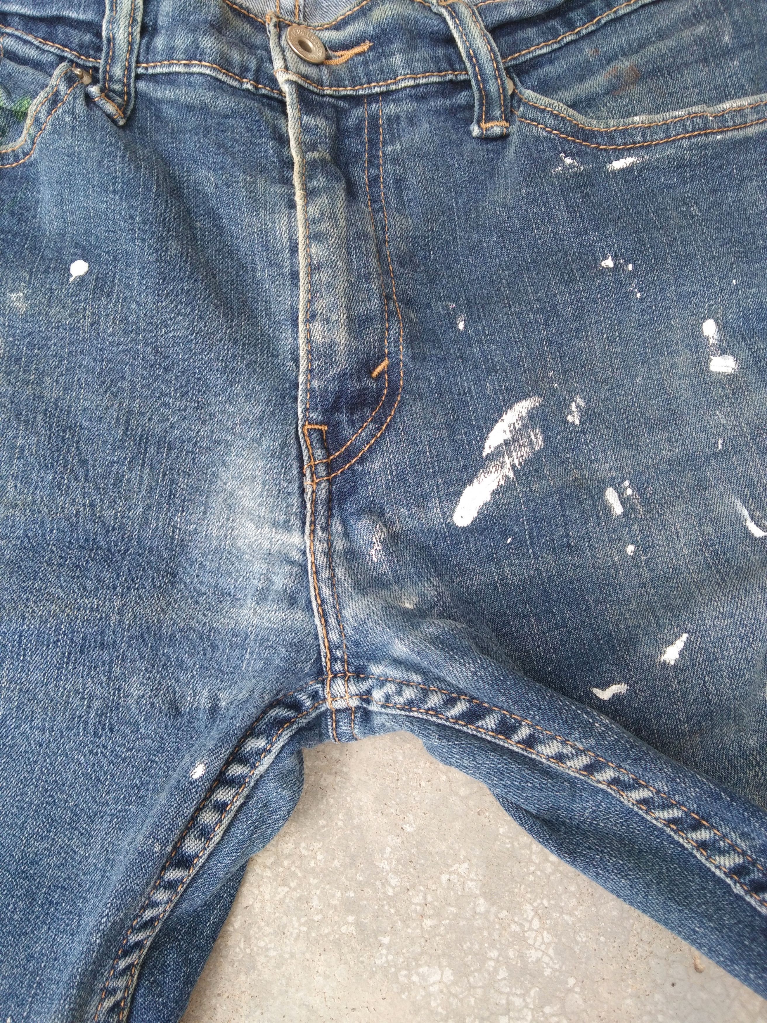 Jean × Levi's × Vintage Vintage Levis Jeans 514 Paint Splatter Distressed Denim Size US 33 - 4 Thumbnail