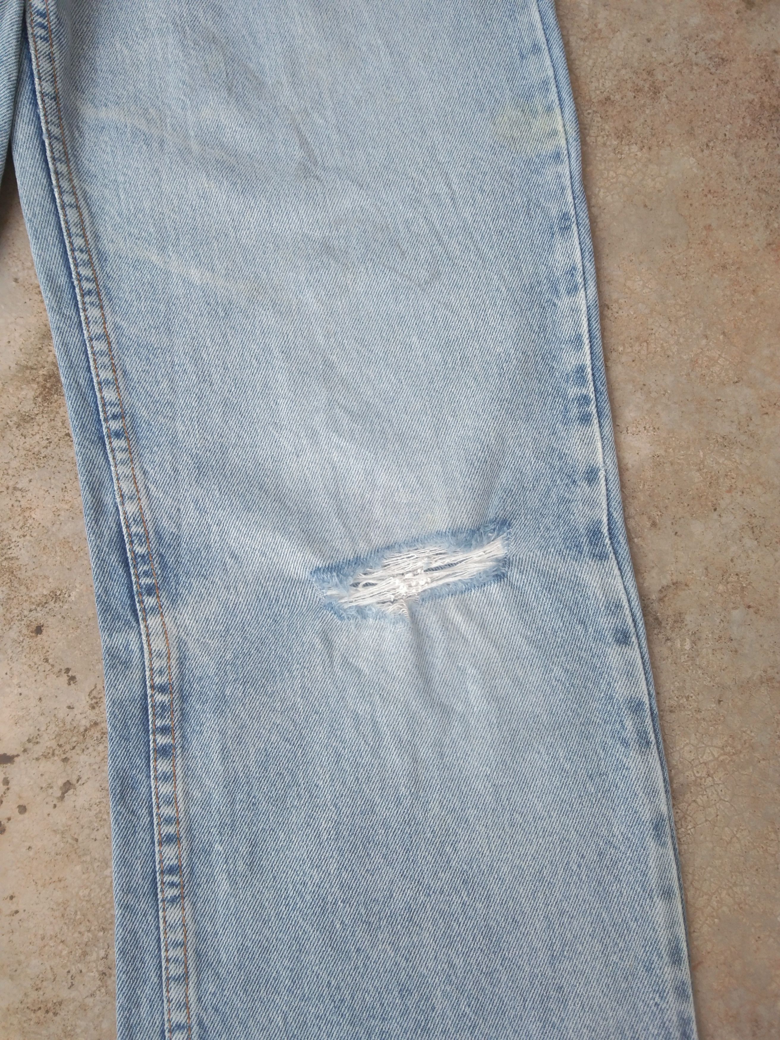 Jean × Levi's × Vintage Vintage Levis Jeans 220 Orange Tab Distressed Denim 32x29 Size US 32 / EU 48 - 4 Thumbnail