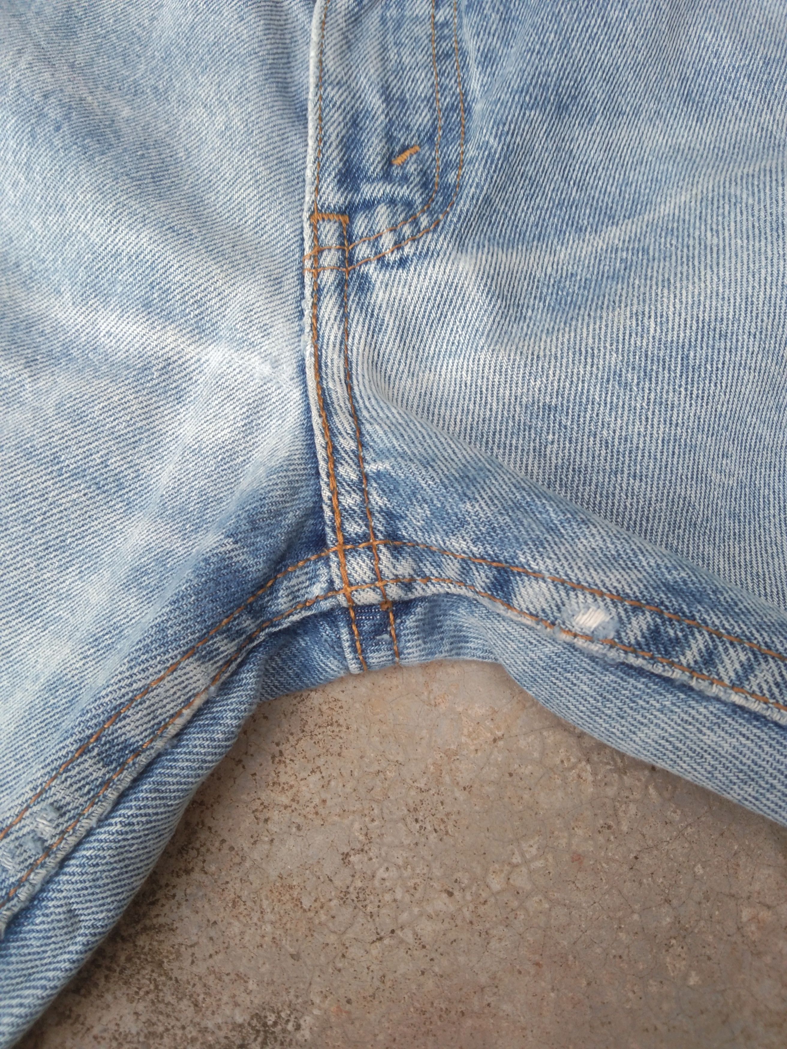 Jean × Levi's × Vintage Vintage Levis Jeans 220 Orange Tab Distressed Denim 32x29 Size US 32 / EU 48 - 6 Thumbnail