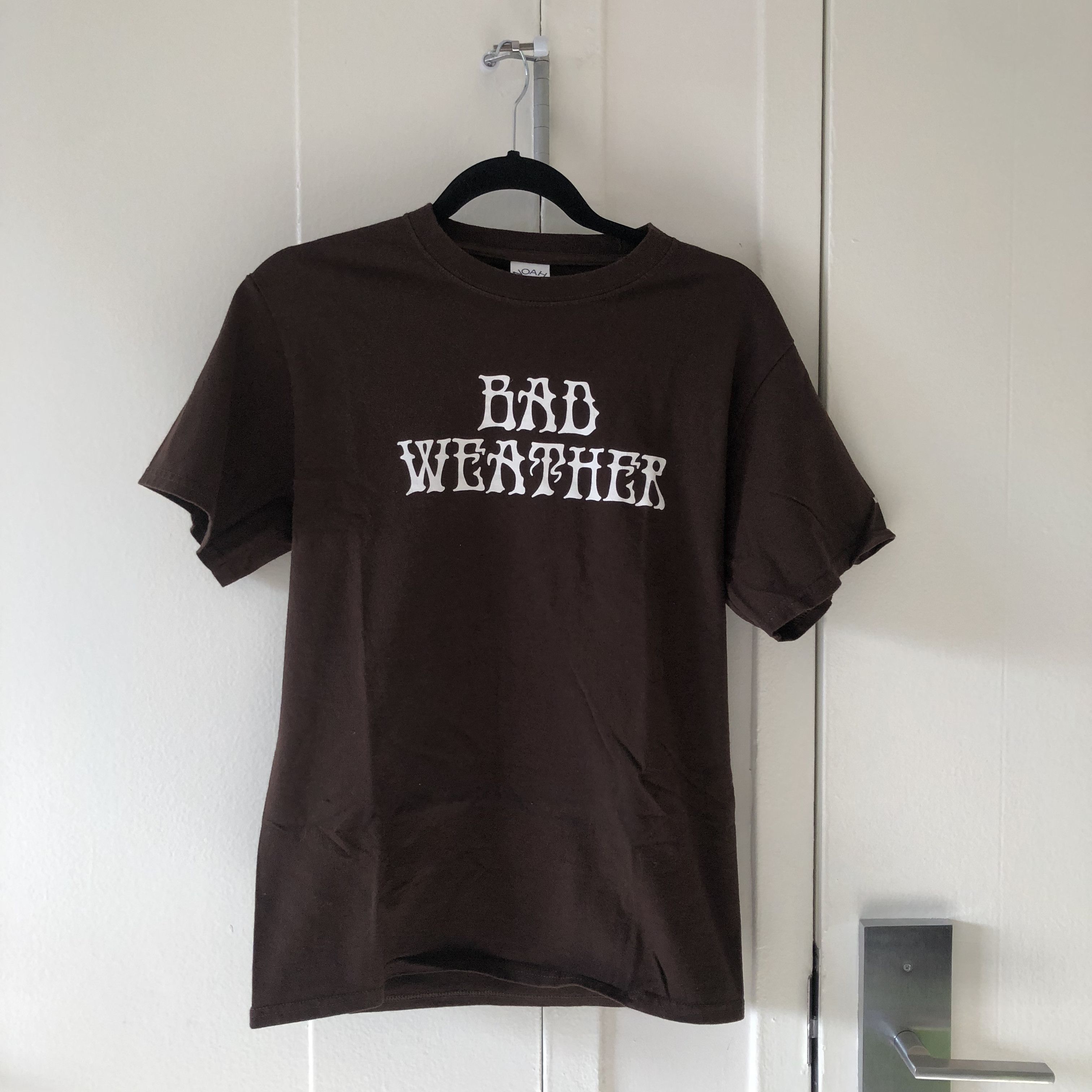 image of Noah Bad Weather Tee in Brown, Men's (Size Small)