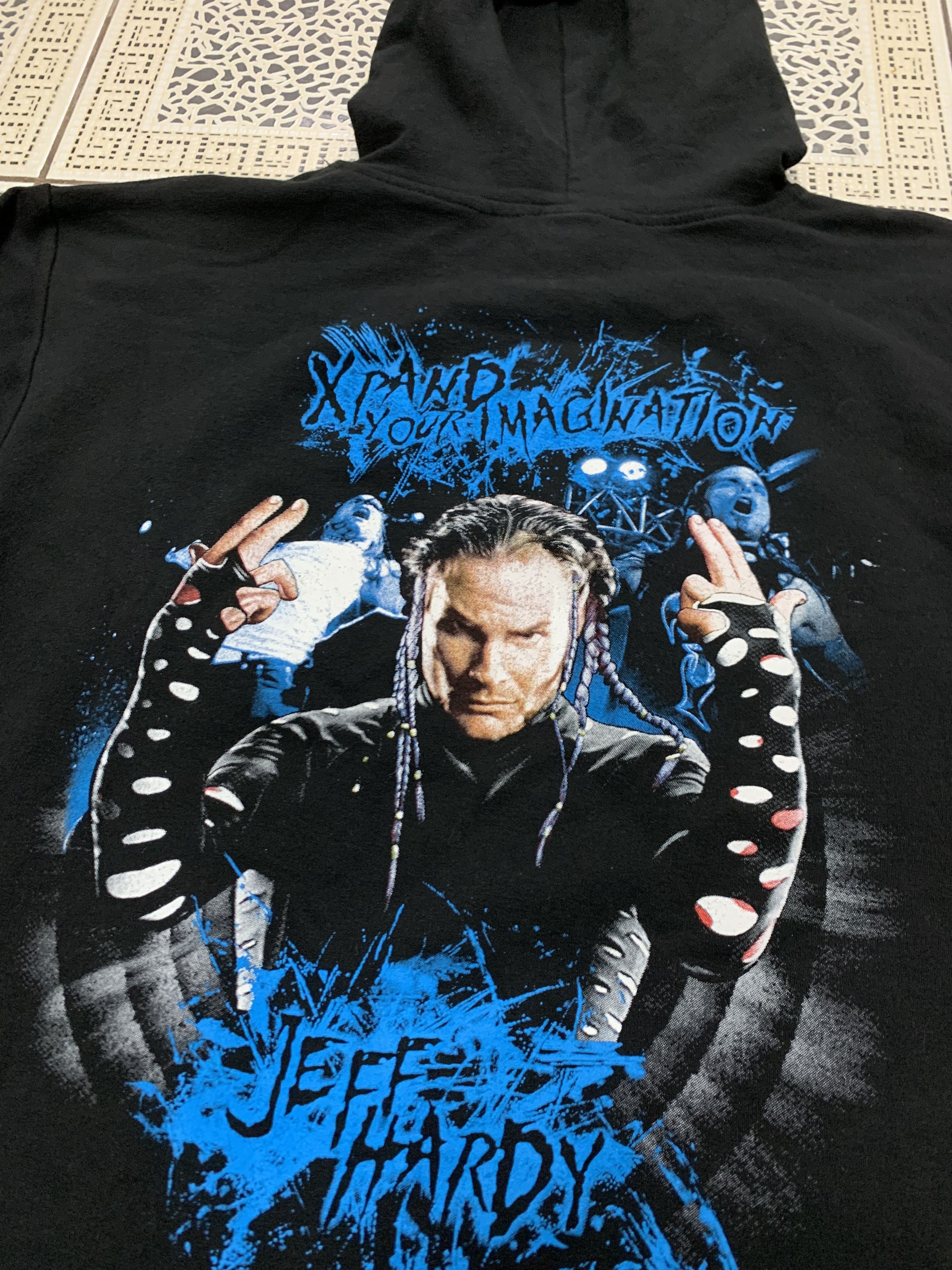Vintage Jeff Hardy 2000 vintage hoodie VERY RARE Size US L / EU 52-54 / 3 - 14 Thumbnail