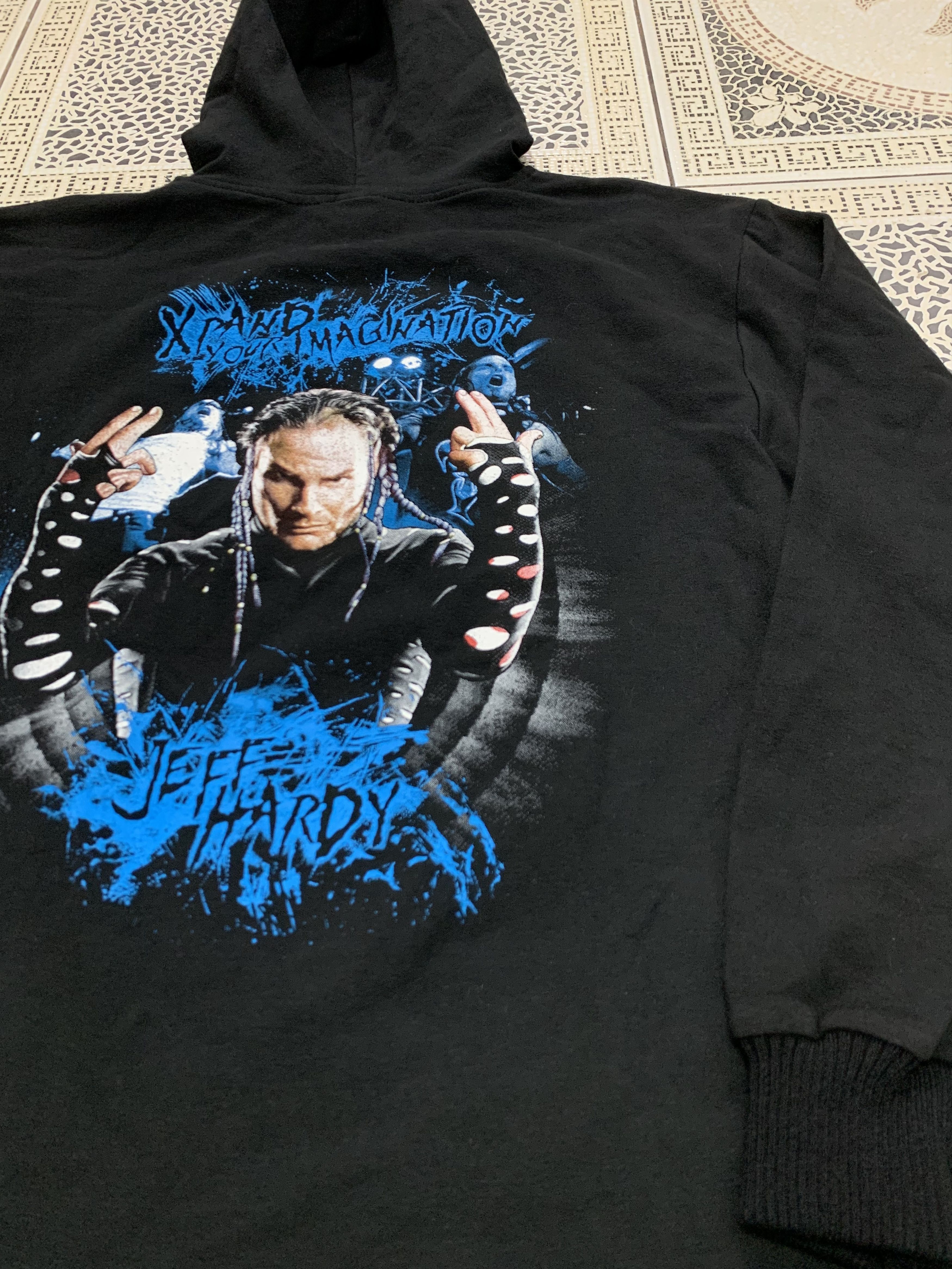 Vintage Jeff Hardy 2000 vintage hoodie VERY RARE Size US L / EU 52-54 / 3 - 18 Thumbnail