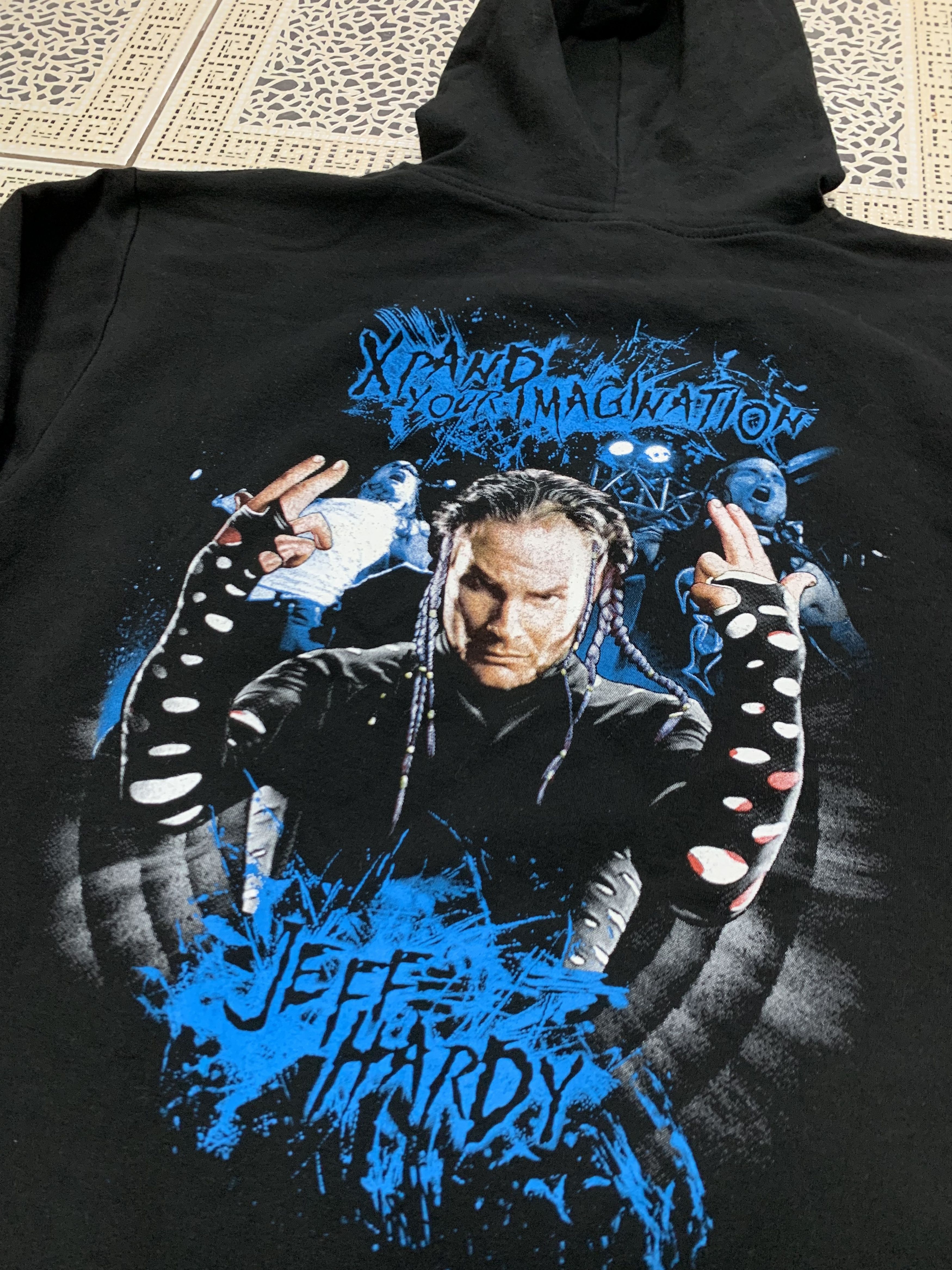 Vintage Jeff Hardy 2000 vintage hoodie VERY RARE Size US L / EU 52-54 / 3 - 19 Thumbnail