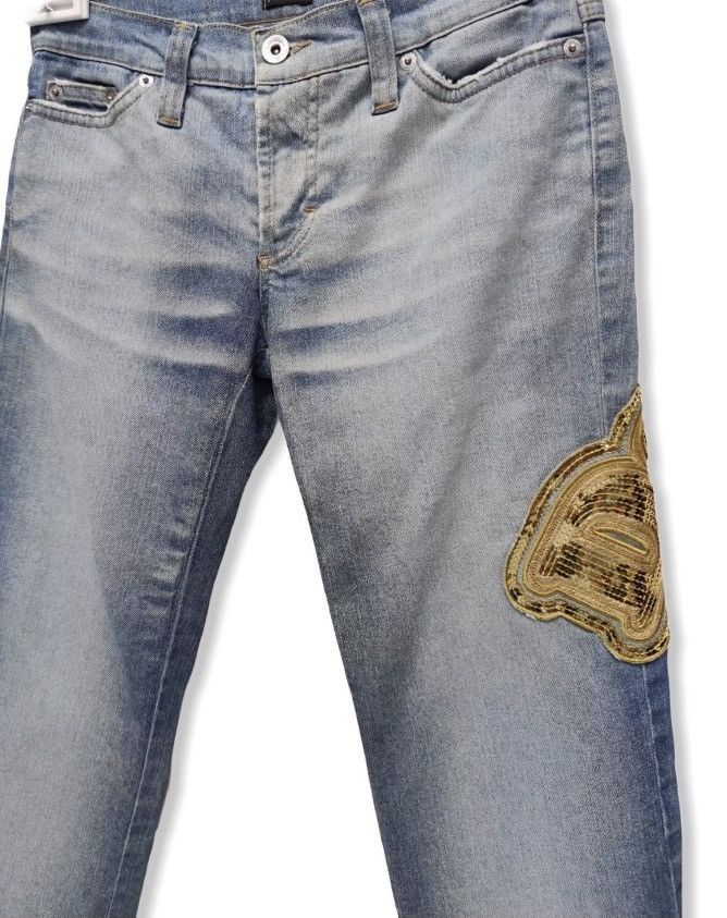 Dolce & Gabbana × Vintage Vintage D&G Sequin Limited Edition Japan Denim Pants Size US 26 / EU 42 - 3 Thumbnail