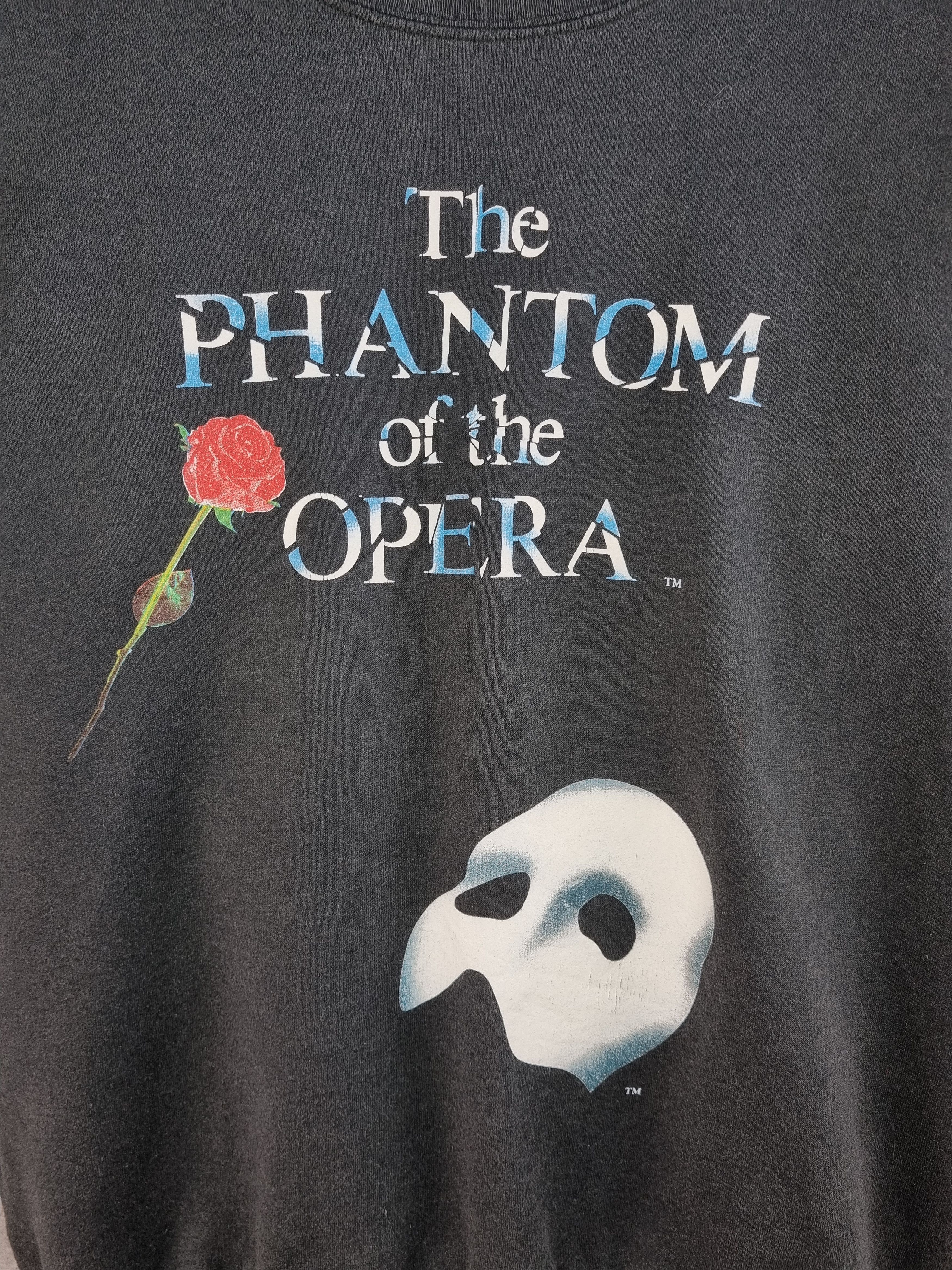 Vintage 80s The Phantom of the Opera Sweatshirt seen on Kanye Size US M / EU 48-50 / 2 - 4 Thumbnail
