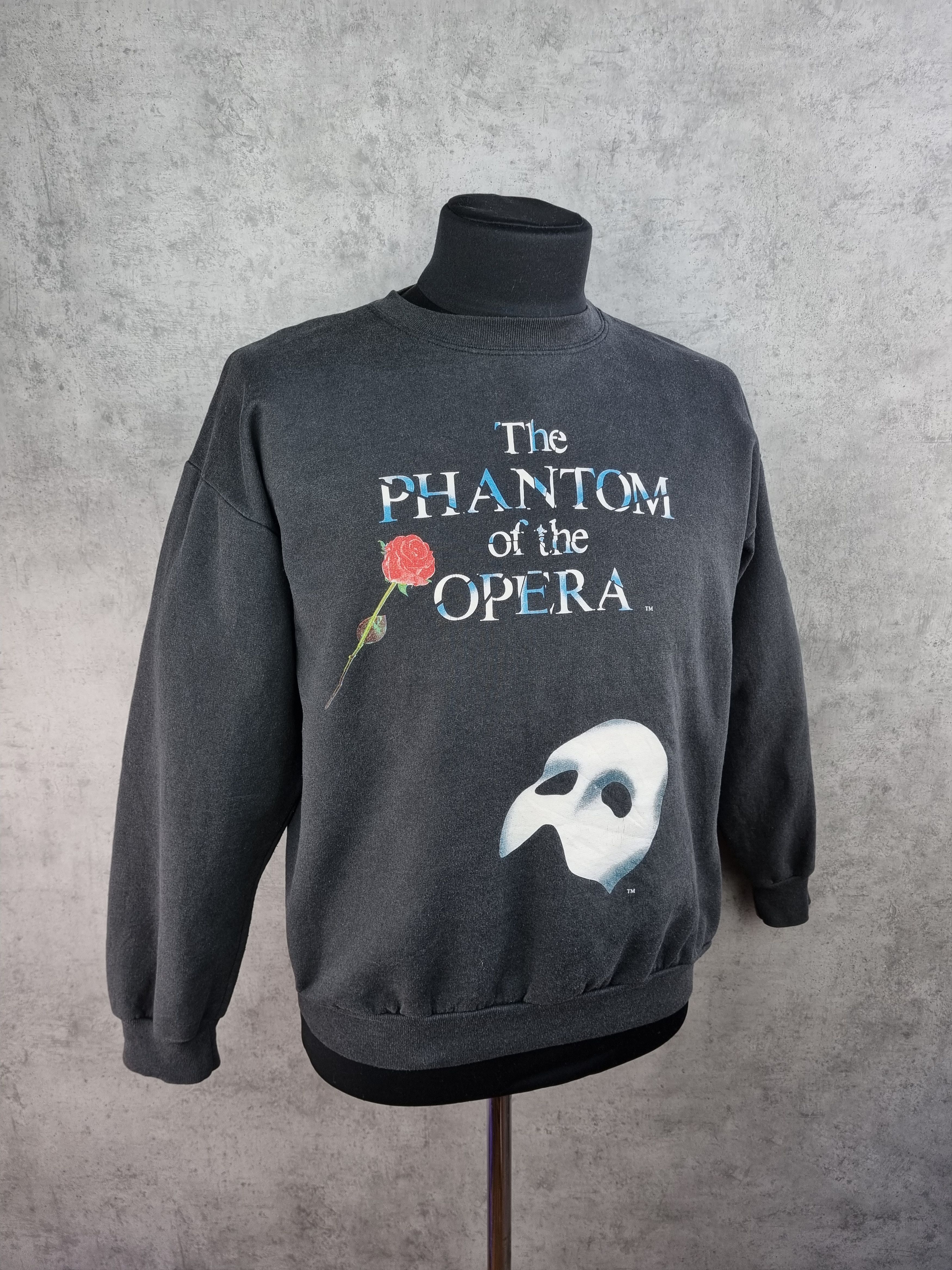 Vintage 80s The Phantom of the Opera Sweatshirt seen on Kanye Size US M / EU 48-50 / 2 - 1 Thumbnail