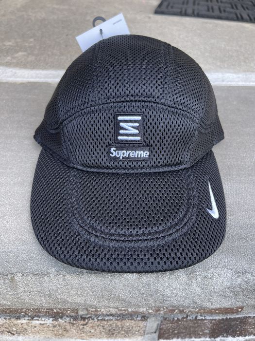 Supreme nike blue outlet running hat black