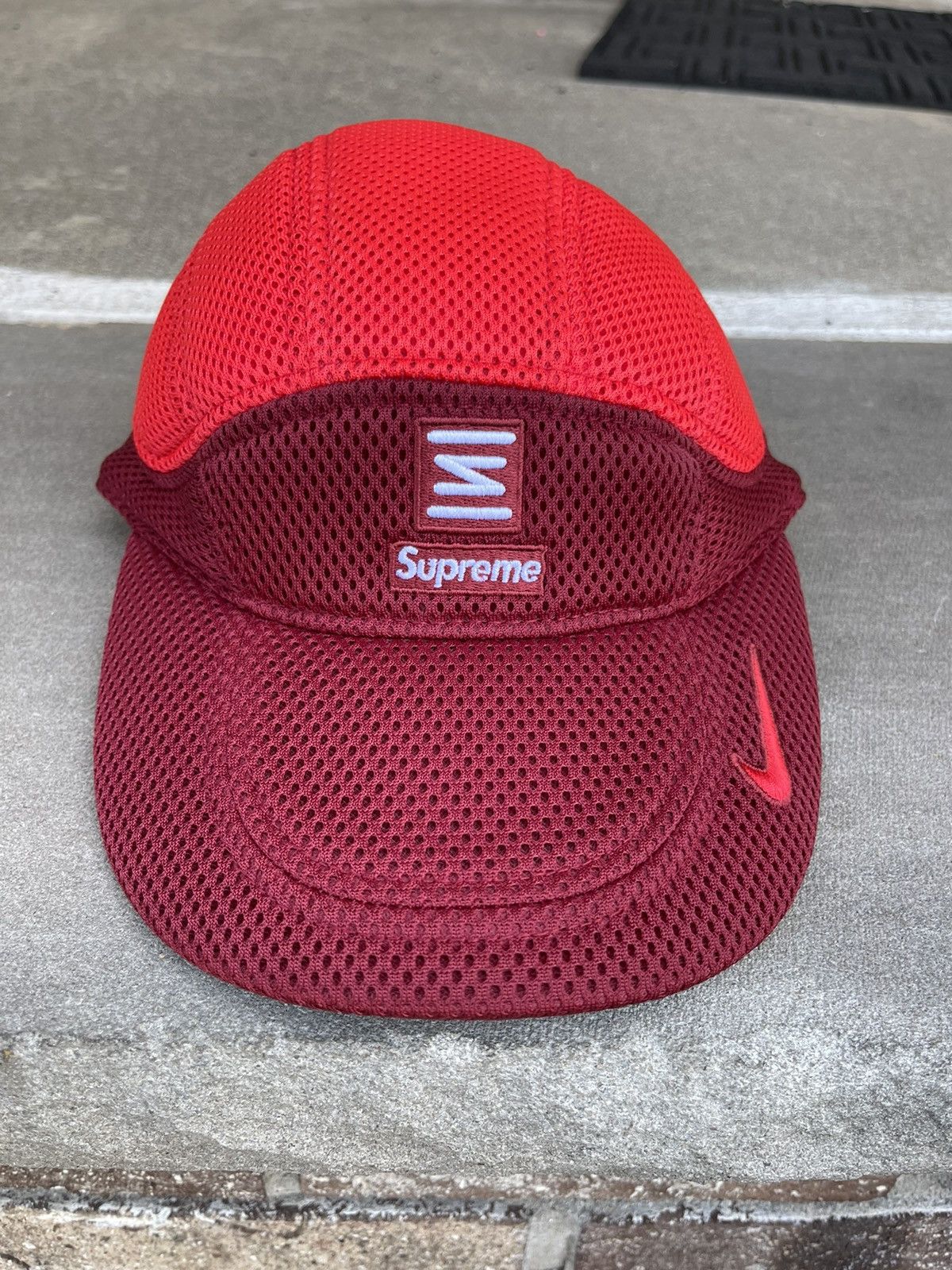 Supreme Supreme Nike Shox Running Hat Red One Size Brand New | Grailed