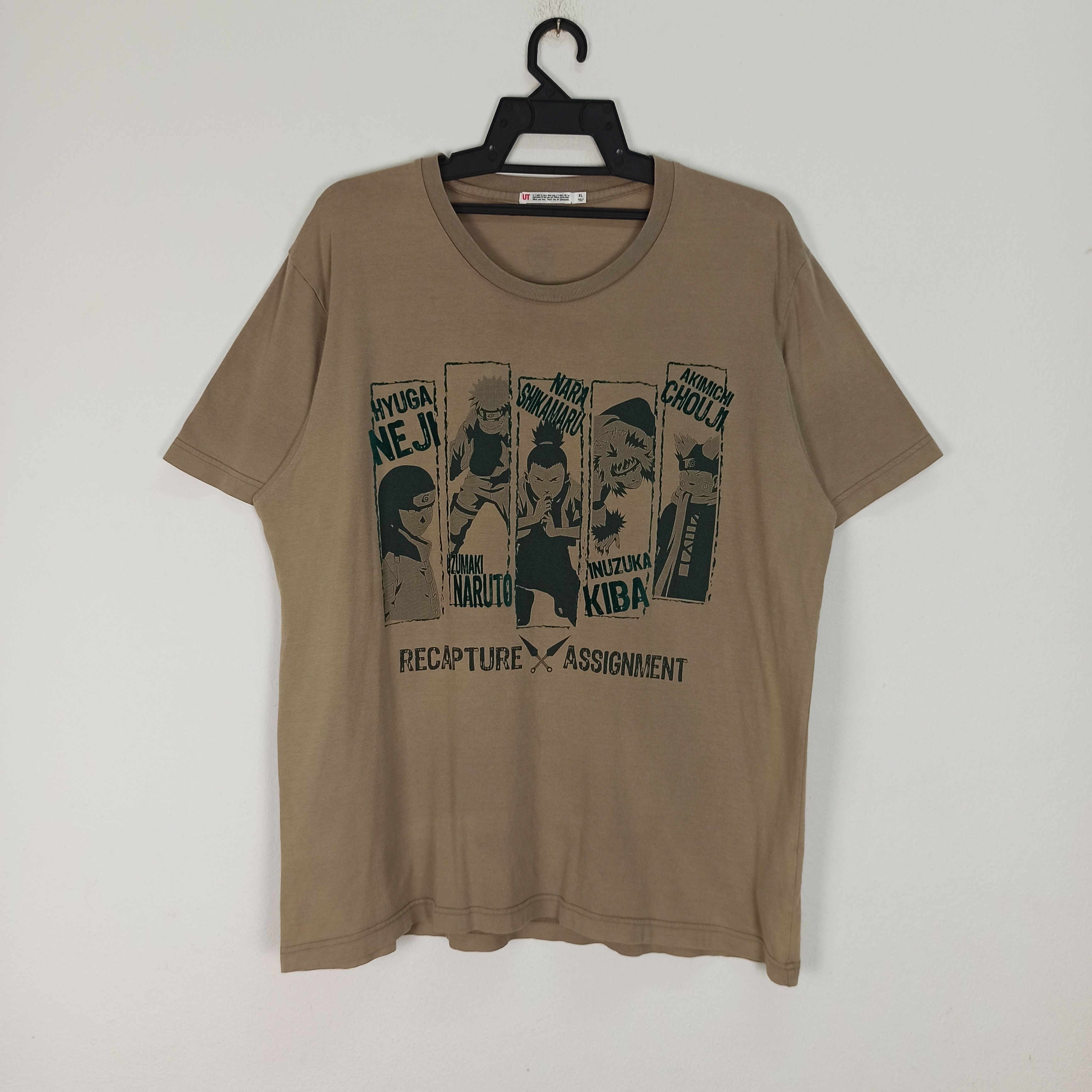 Anime Rare Naruto " Recapture Assignment " Promo Movie Tshirt Size US XL / EU 56 / 4 - 1 Thumbnail