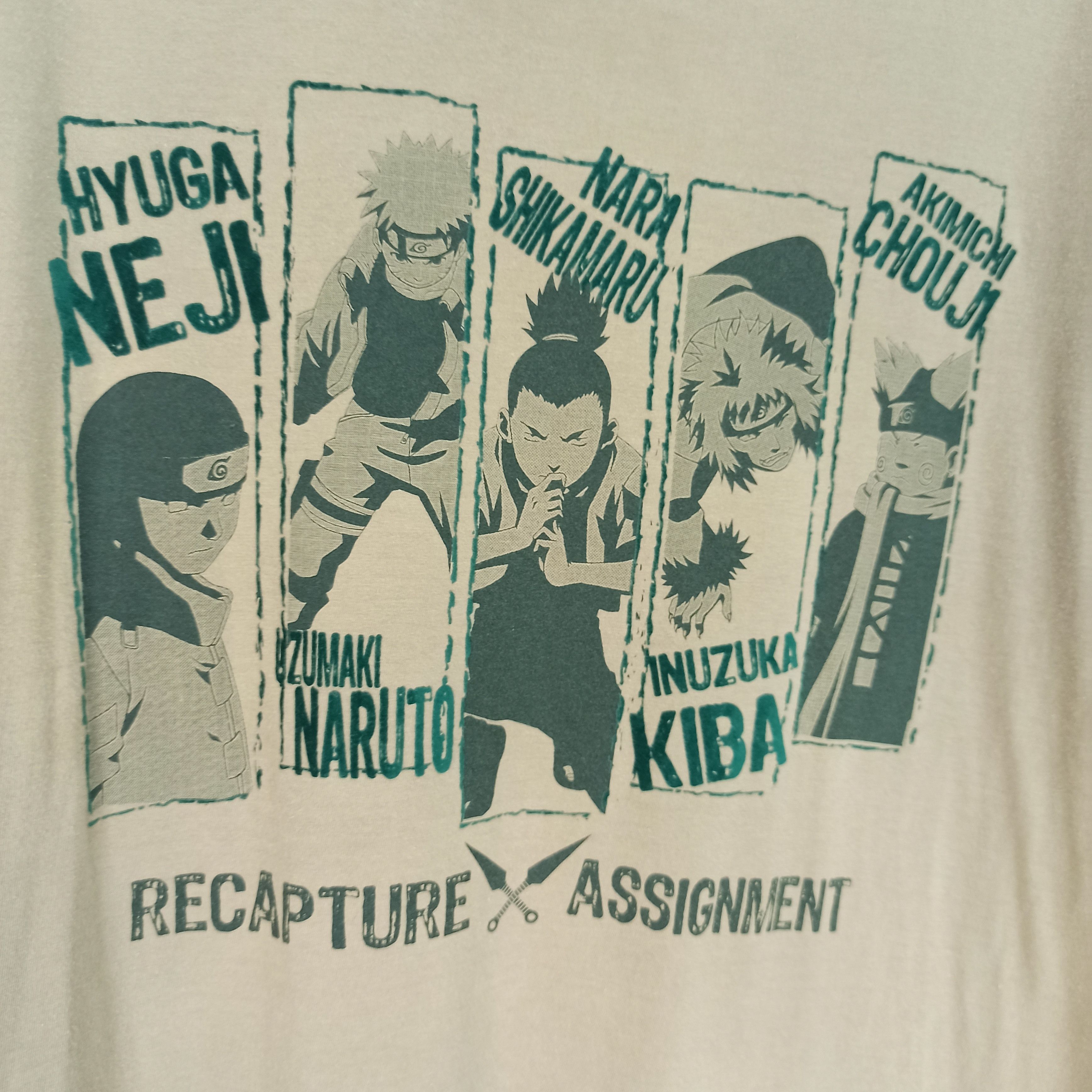 Anime Rare Naruto " Recapture Assignment " Promo Movie Tshirt Size US XL / EU 56 / 4 - 3 Thumbnail