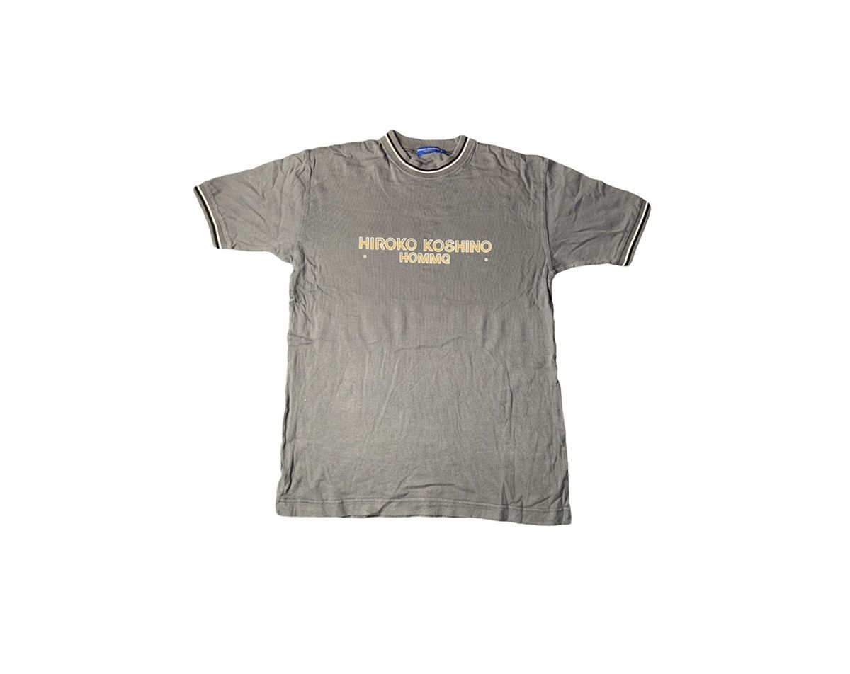 Hiroko Koshino Homme Hiroko Koshino Homme Tee Spell Out Logo Size US M / EU 48-50 / 2 - 1 Thumbnail