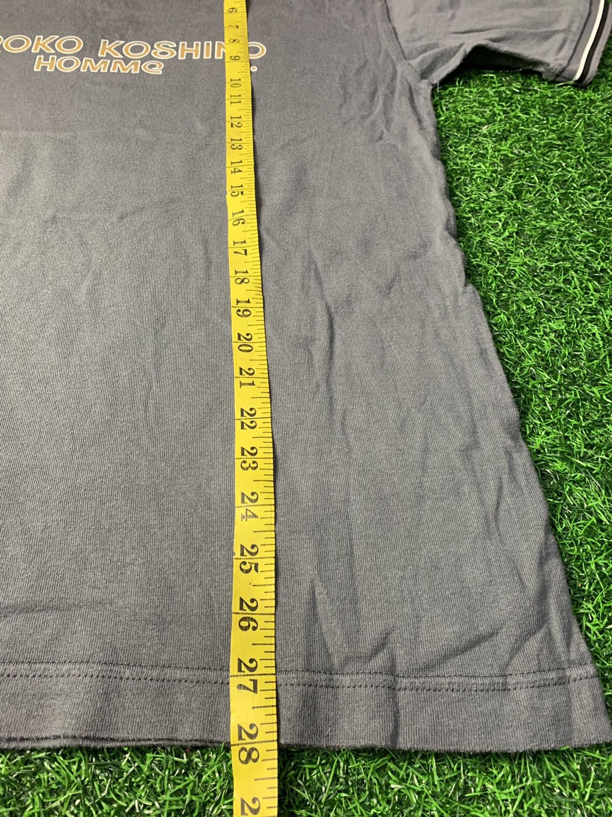Hiroko Koshino Homme Hiroko Koshino Homme Tee Spell Out Logo Size US M / EU 48-50 / 2 - 8 Thumbnail