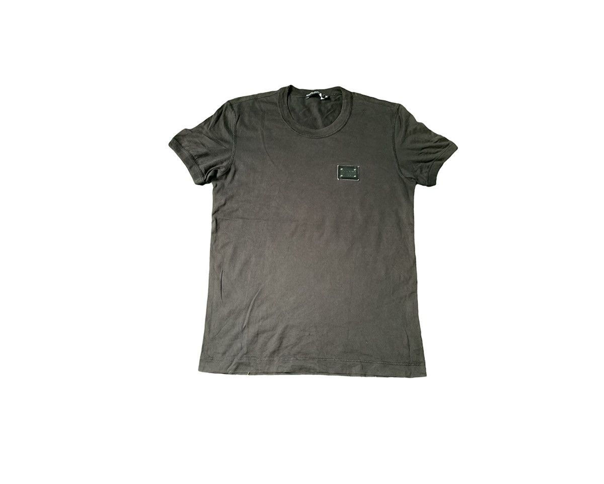 Dolce & Gabbana Dolce & Gabbana D&G Italy Metal Tag Logo Tee Size M / US 6-8 / IT 42-44 - 1 Thumbnail