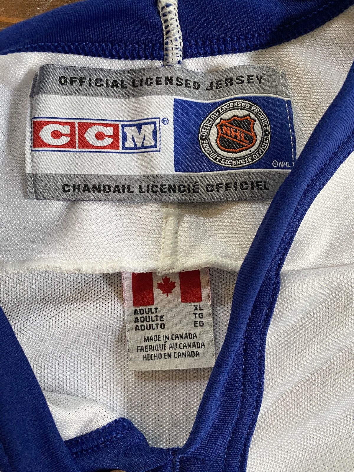 Ccm Vintage 90’s Toronto Maple Leafs CCM Hockey Jersey NHL Size US XL / EU 56 / 4 - 6 Thumbnail