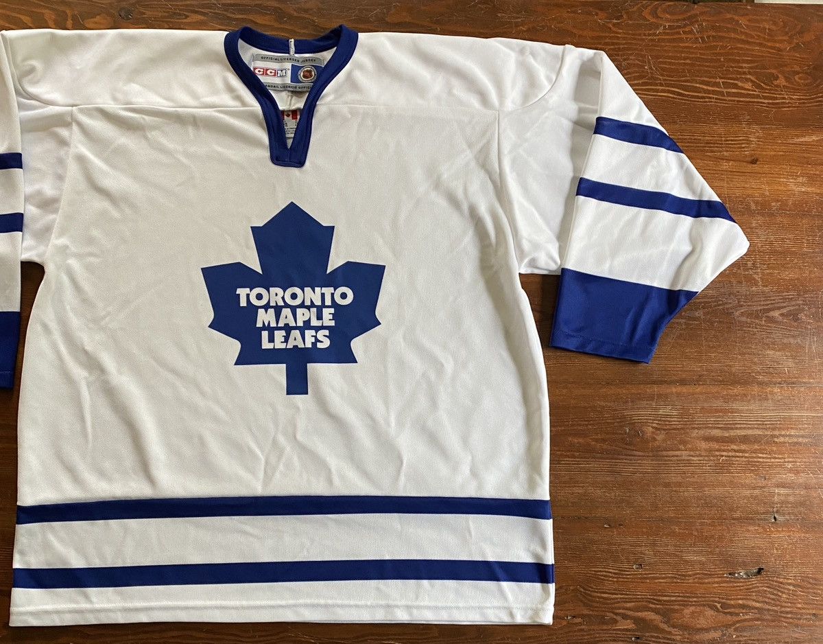 Ccm Vintage 90’s Toronto Maple Leafs CCM Hockey Jersey NHL Size US XL / EU 56 / 4 - 1 Thumbnail